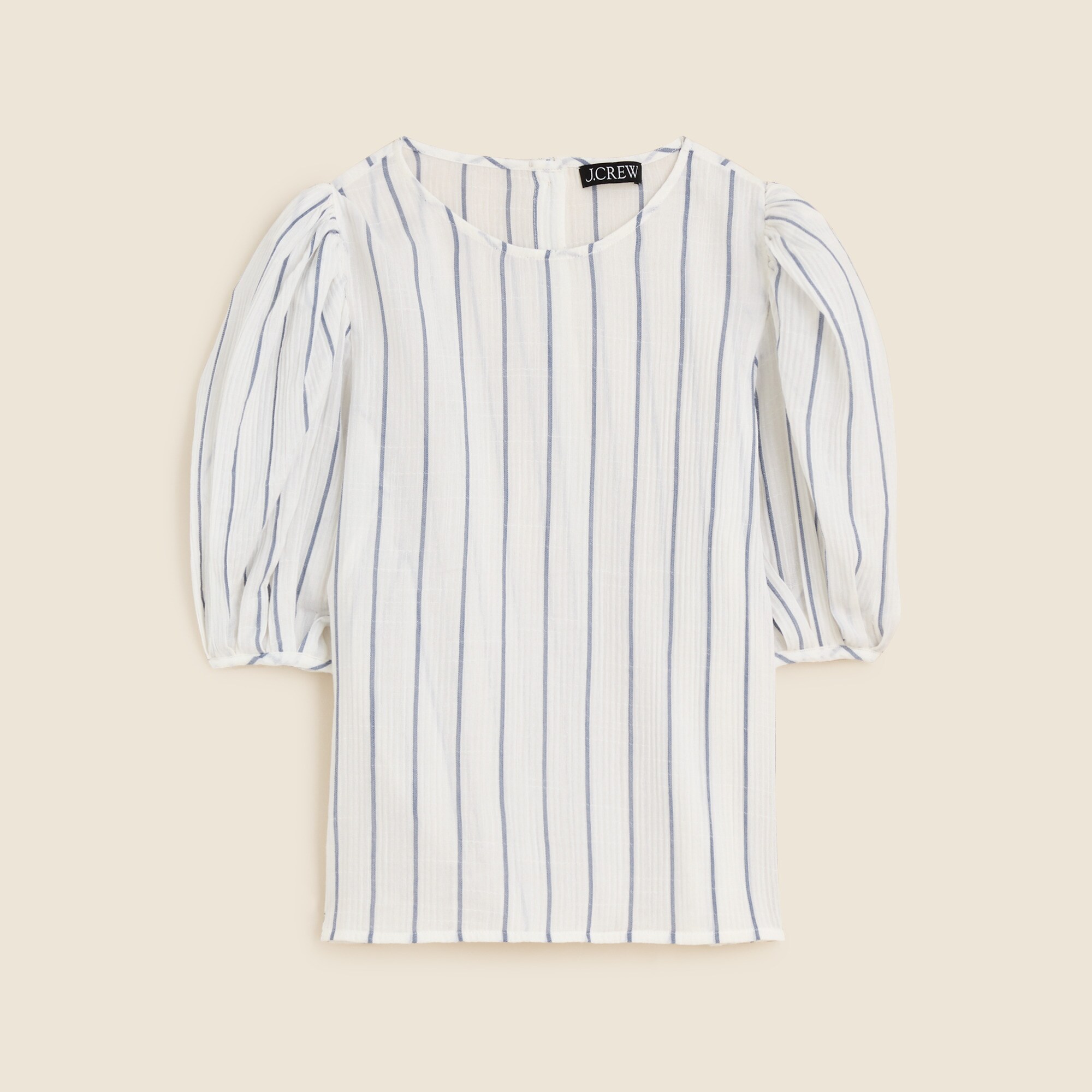 シャツ/ブラウス(長袖/七分) littlesuzie Panel Puff Sleeves Tops Lavender Frill Split Neck Puff Elastic Cuff Sleeve Top – SSYS