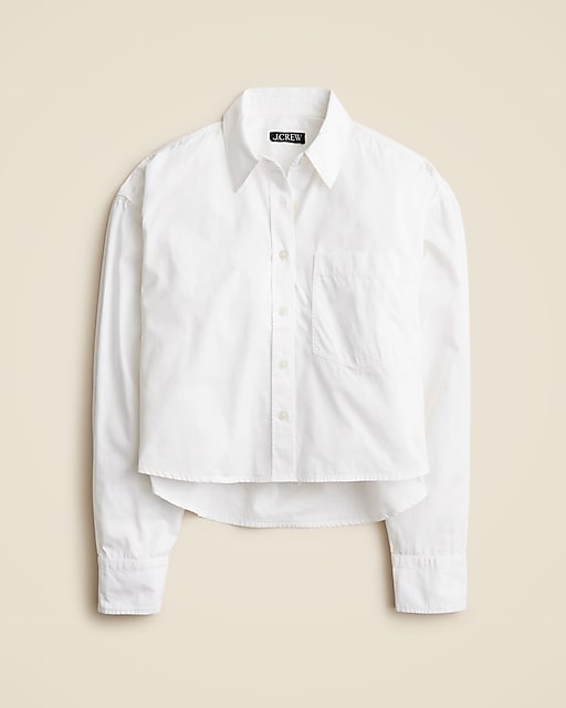 J.Crew: Garçon Shirt In Cocktail Stripe Cotton Poplin For Women J.Crew: Garçon Shirt In Cocktail Stripe Cotton Poplin For Women