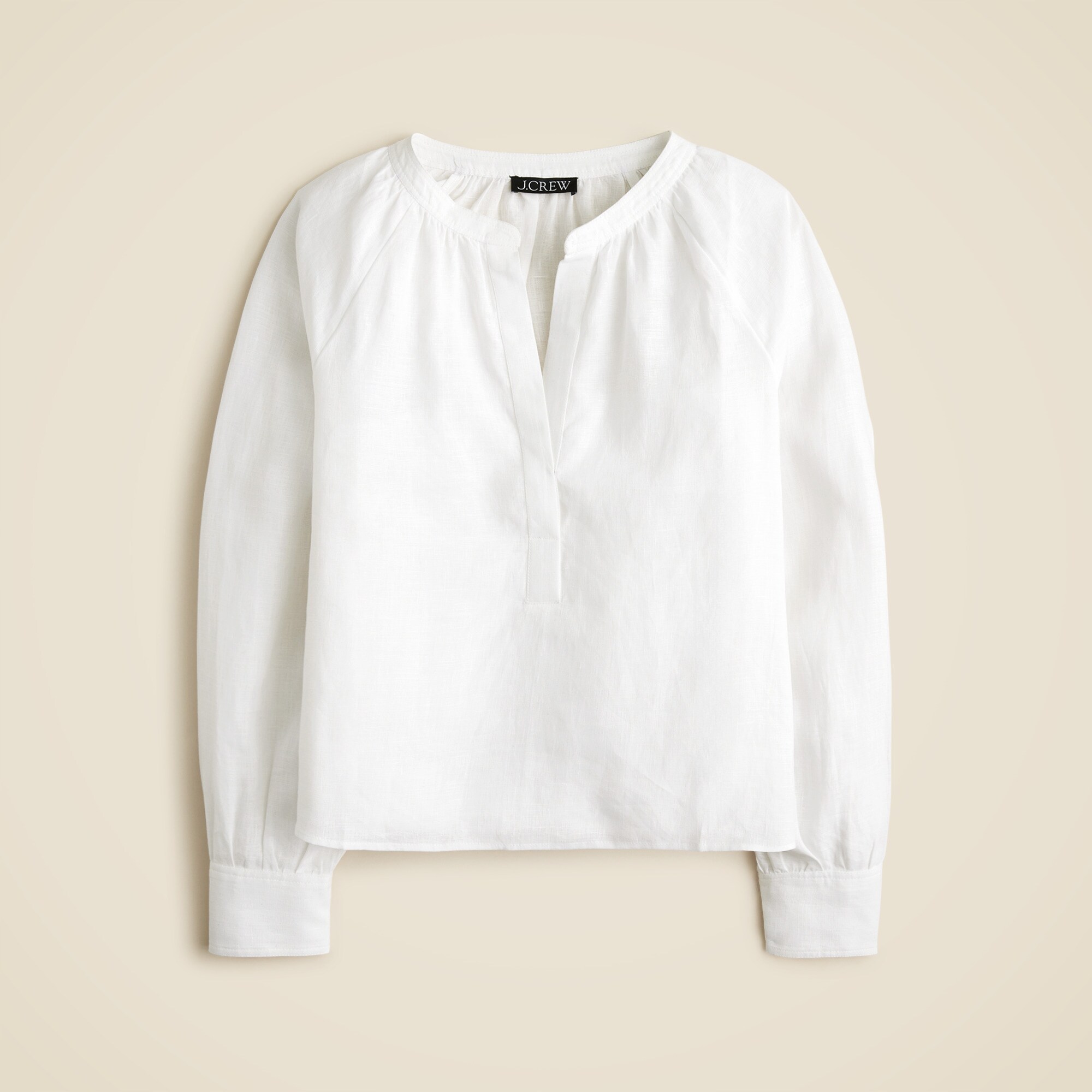 Cabana top in linen