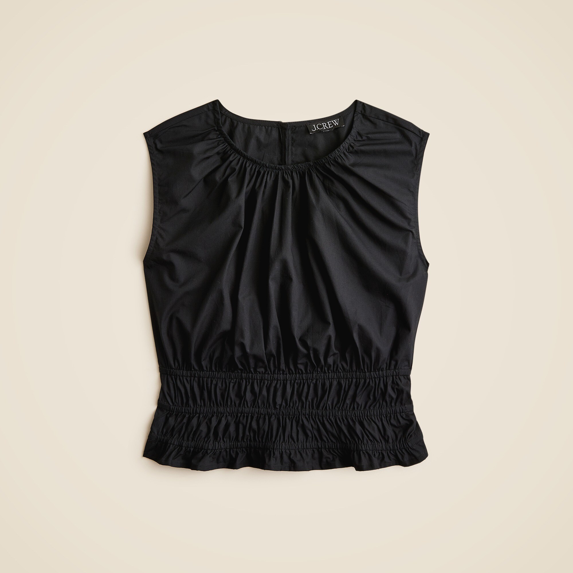 Hyacinth top in cotton poplin