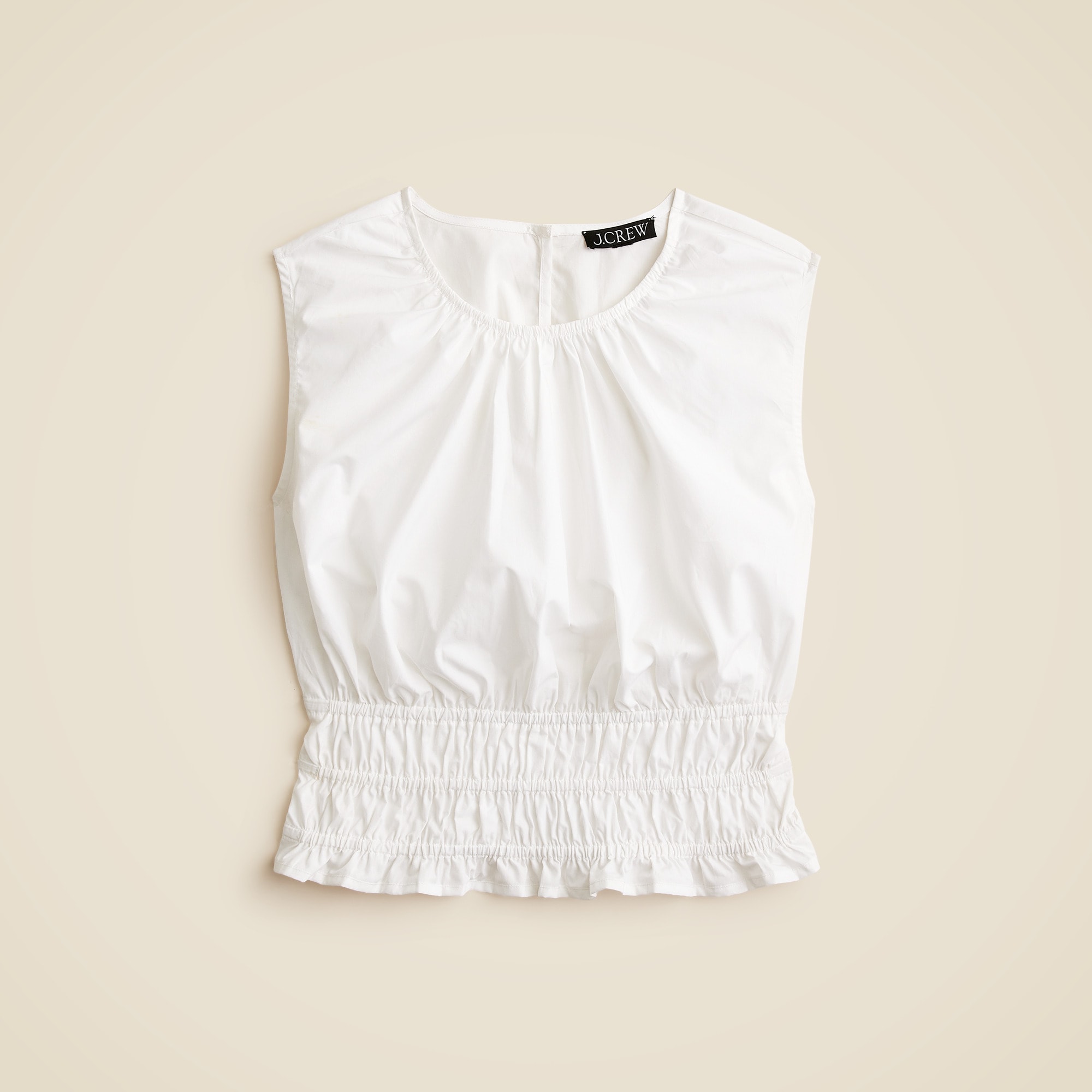 Hyacinth top in cotton poplin