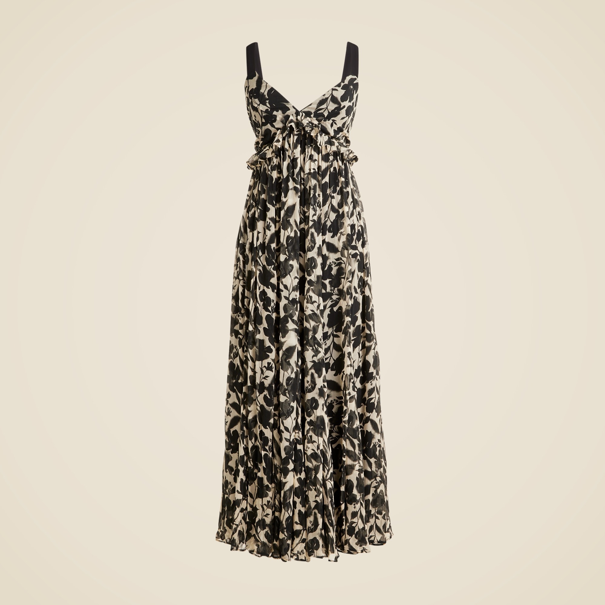womens Collection ruffle-trim dress in chiffon