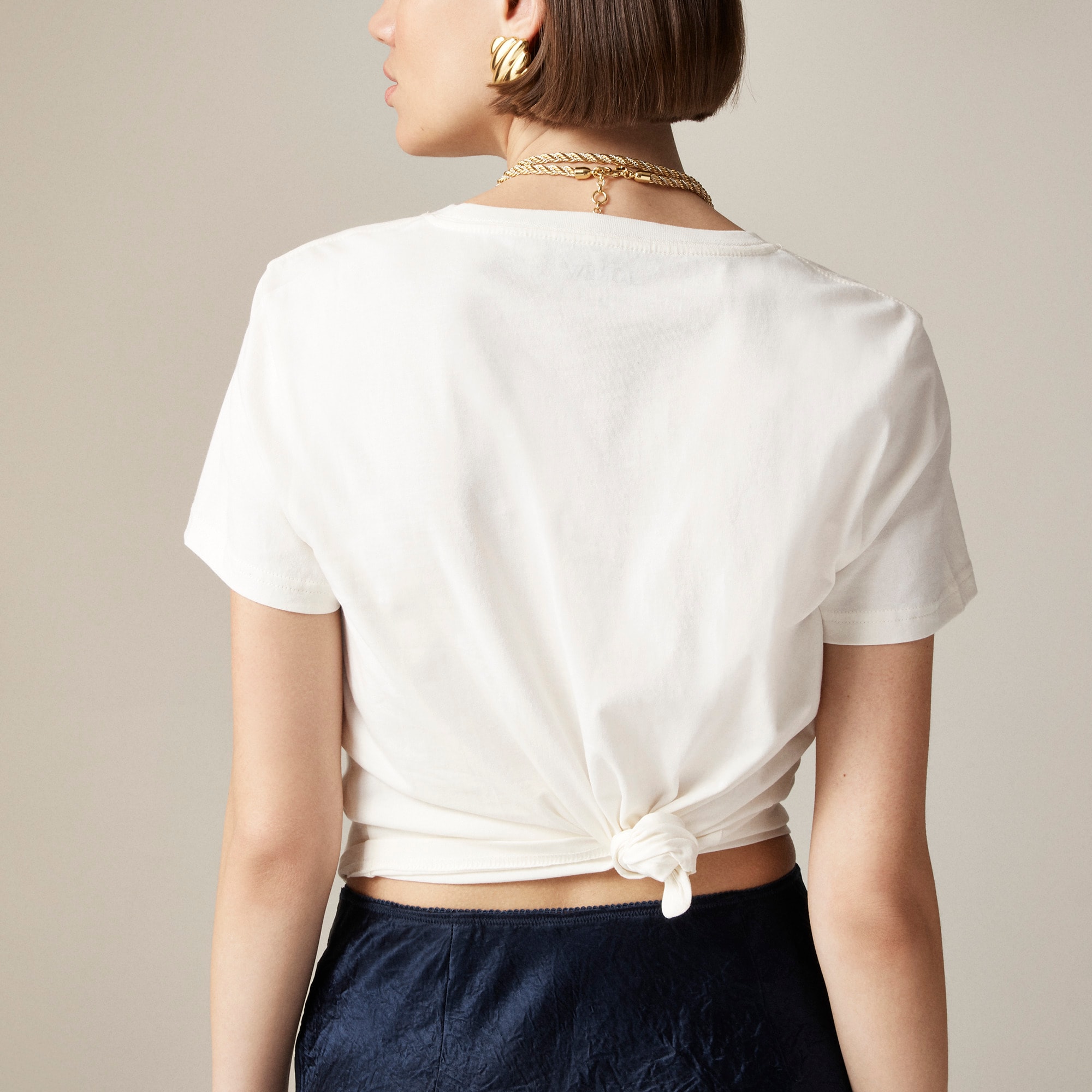 Classic-fit "Meow" graphic T-shirt