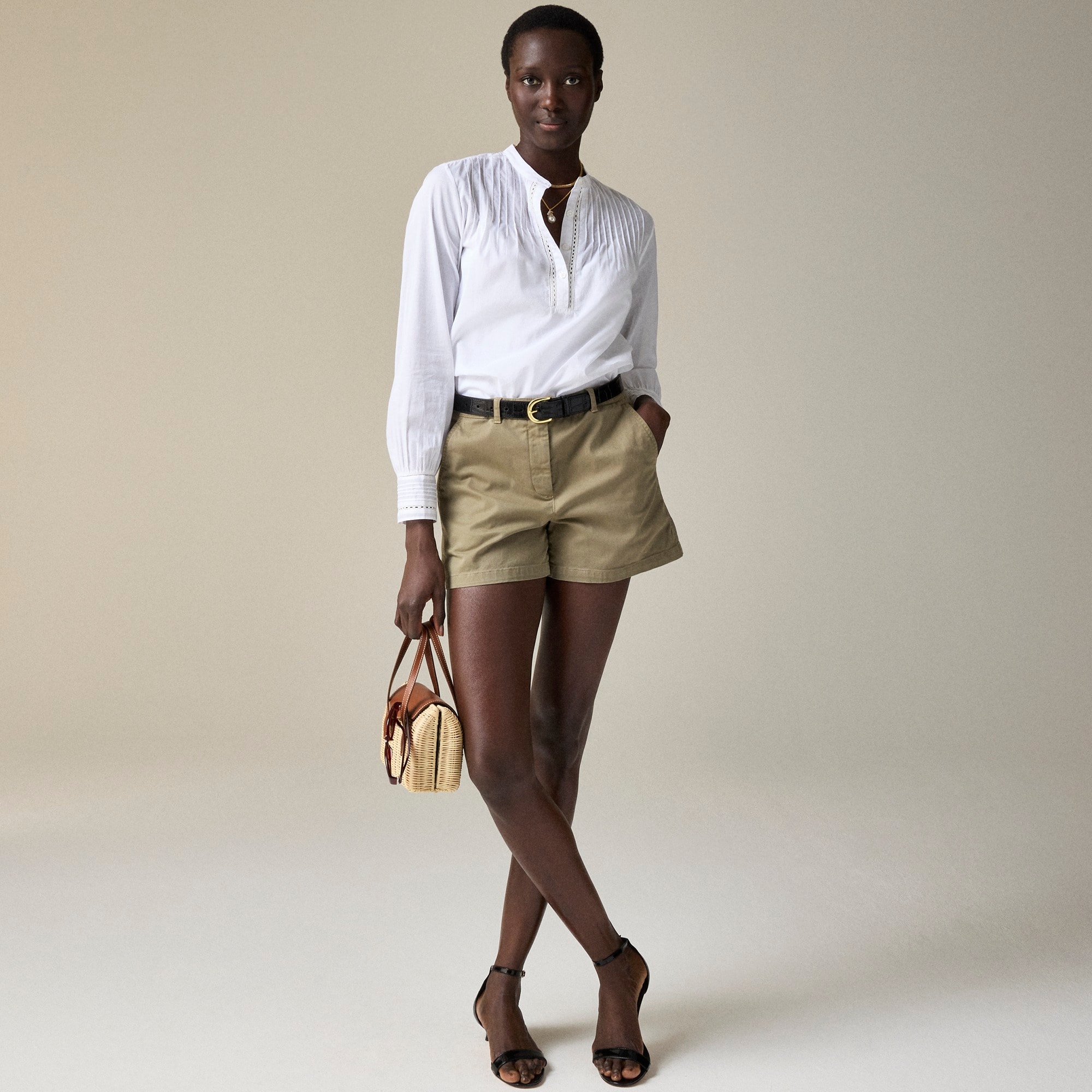 4" heritage chino short