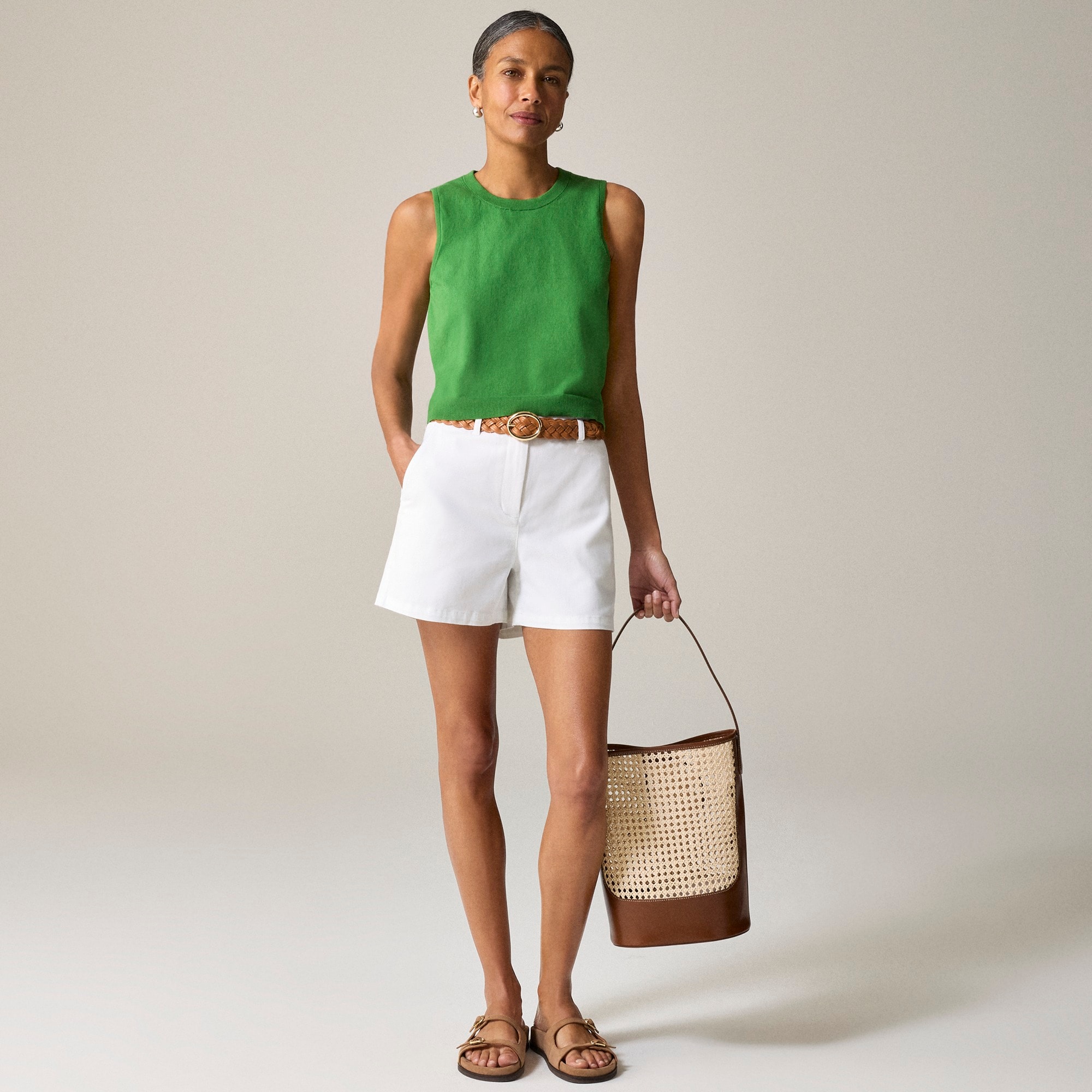 womens 4&quot; heritage chino short