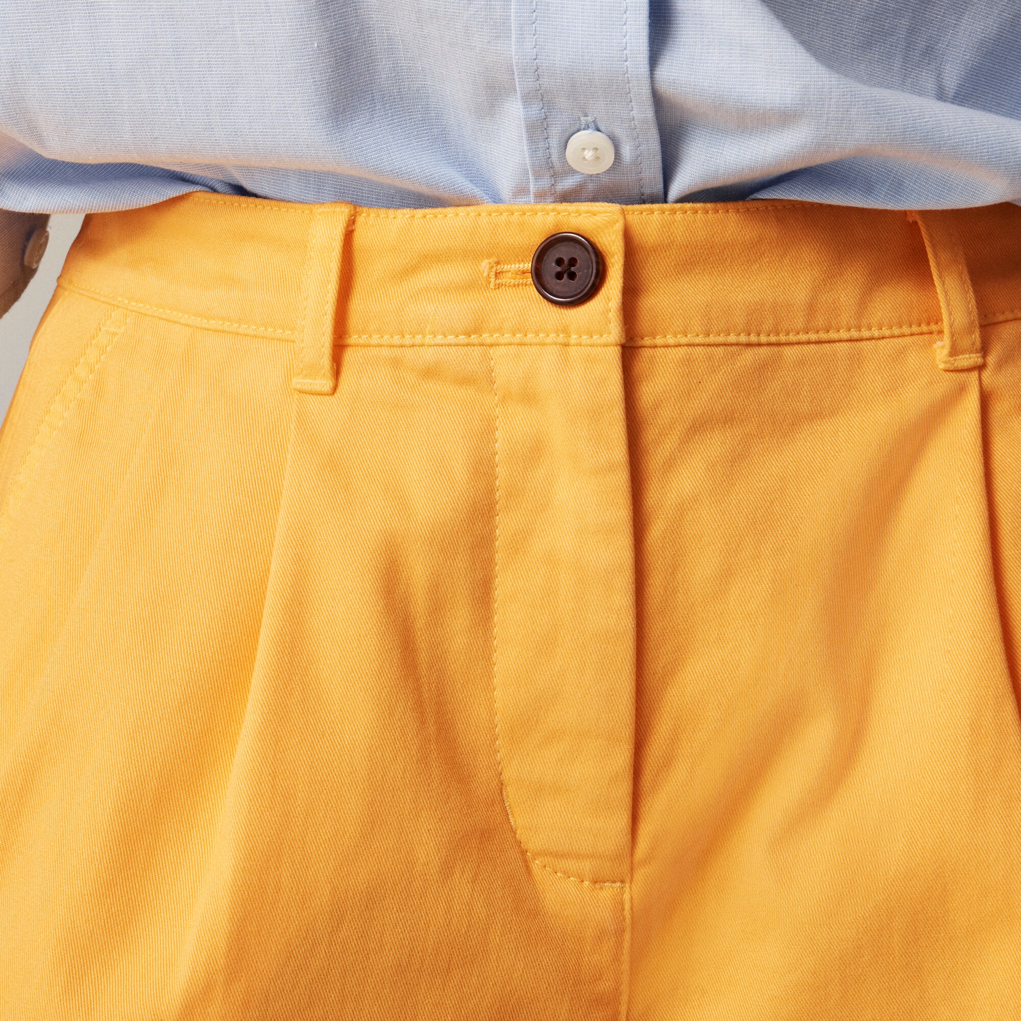 3" pleated heritage chino short