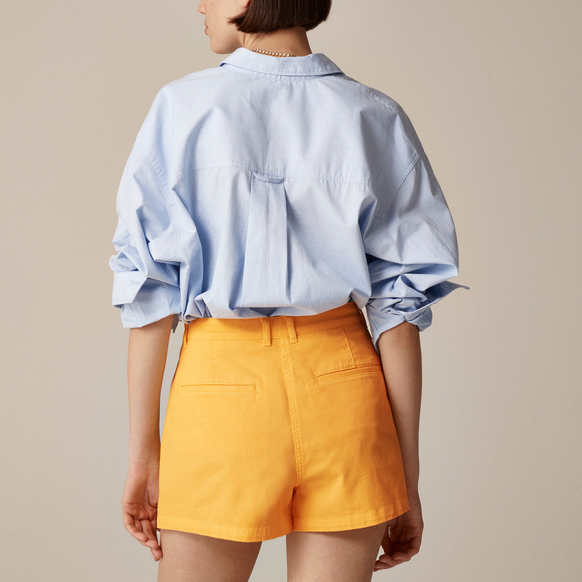 3" pleated heritage chino short