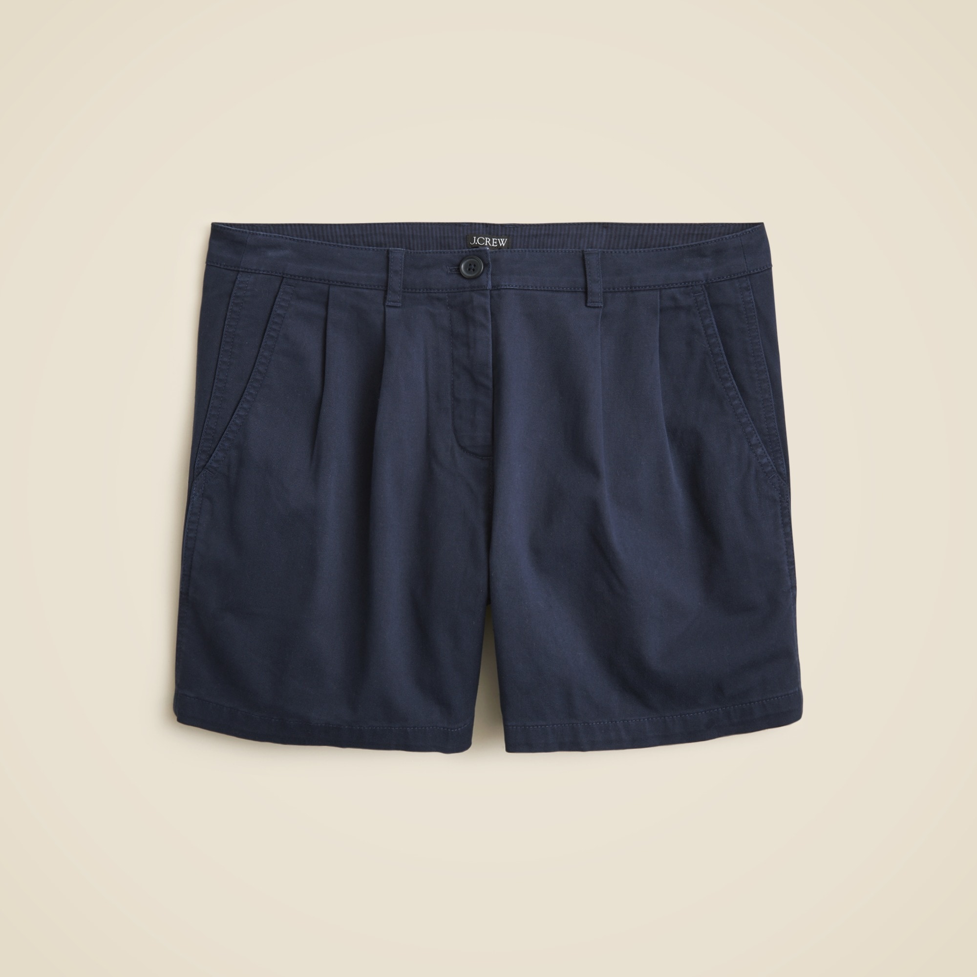 5" pleated heritage chino short