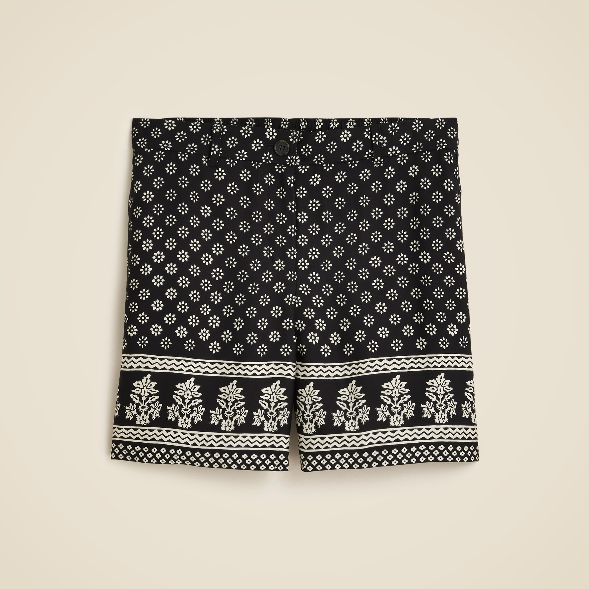 womens 6&quot; Harbor short in block print