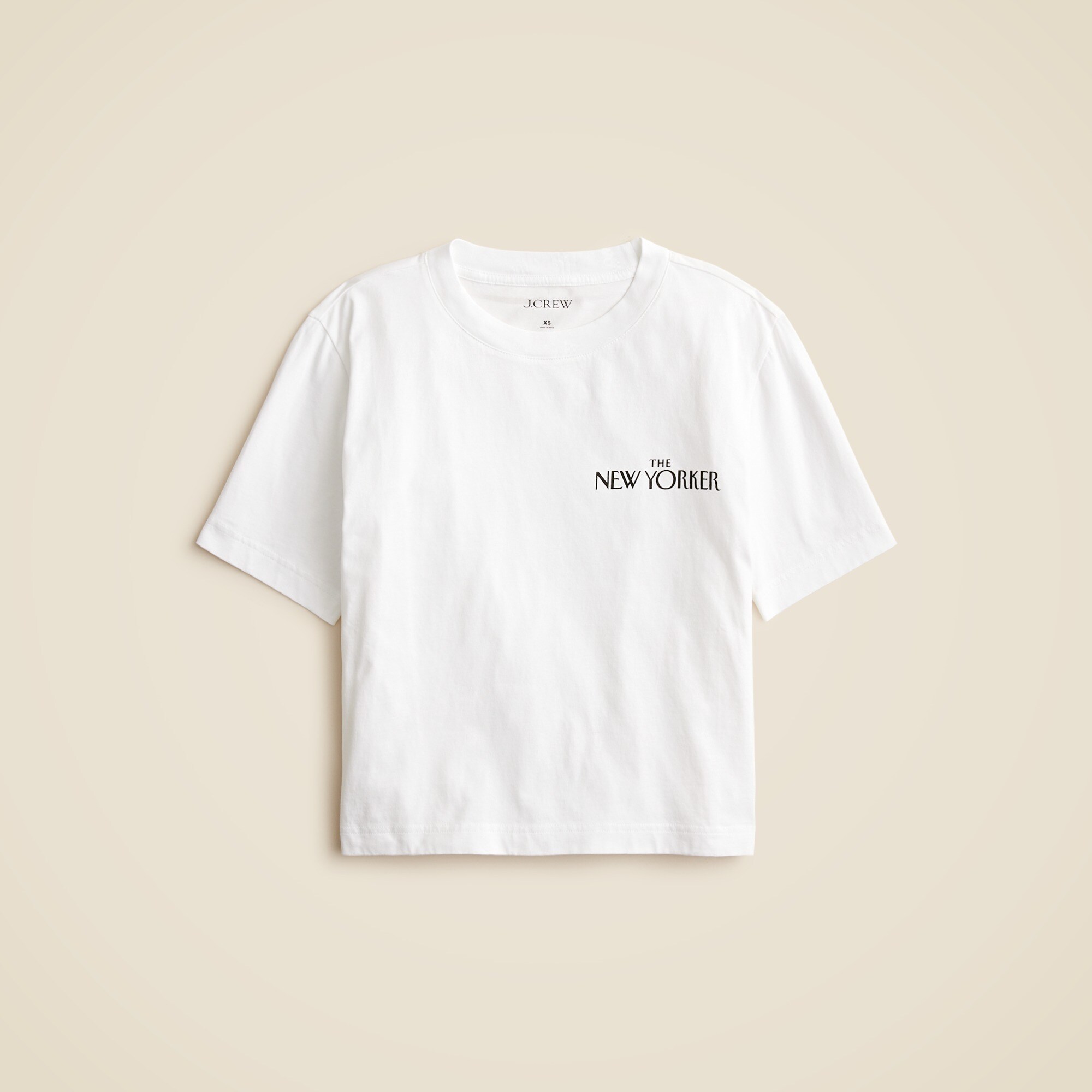 womens Limited-edition The New Yorker X J.Crew relaxed-fit cartoon graphic T-shirt