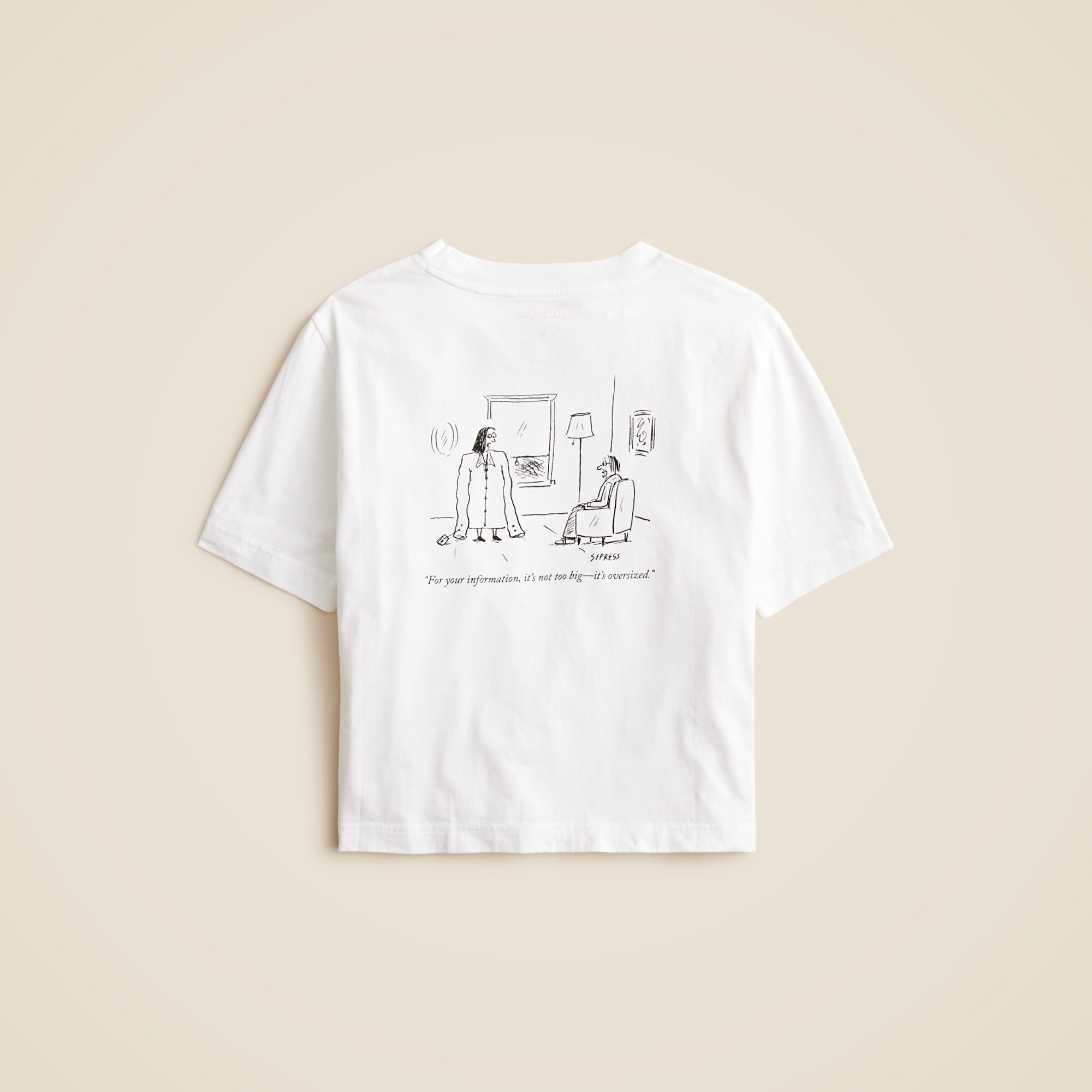 Limited-edition The New Yorker X J.Crew relaxed-fit cartoon graphic T-shirt