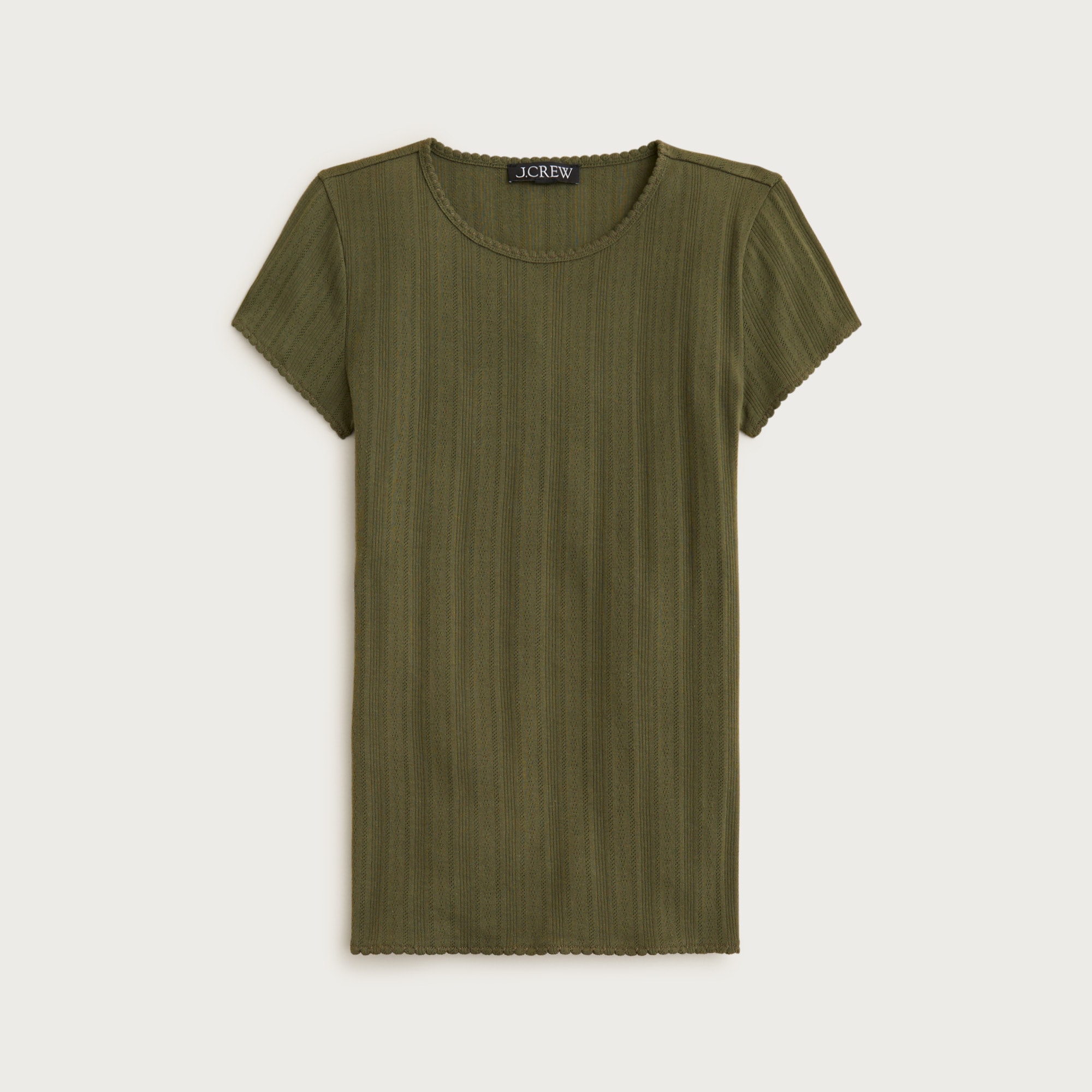 Pointelle Short-sleeve T-shirt For Women | J.Crew