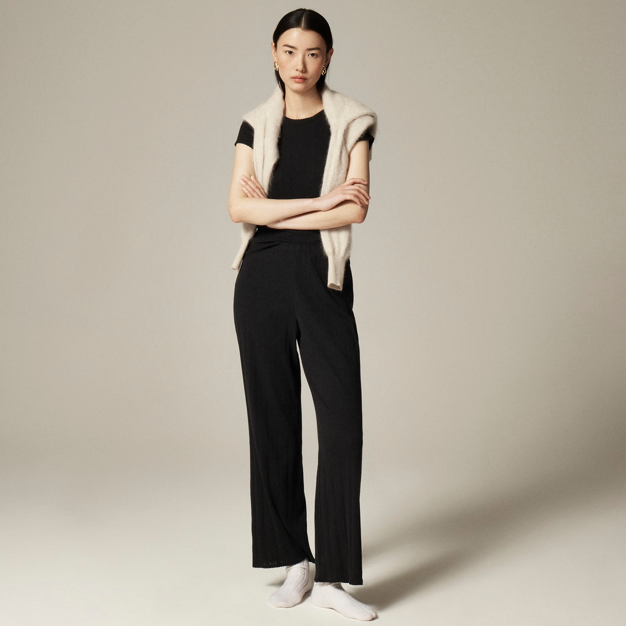 womens Pointelle pant