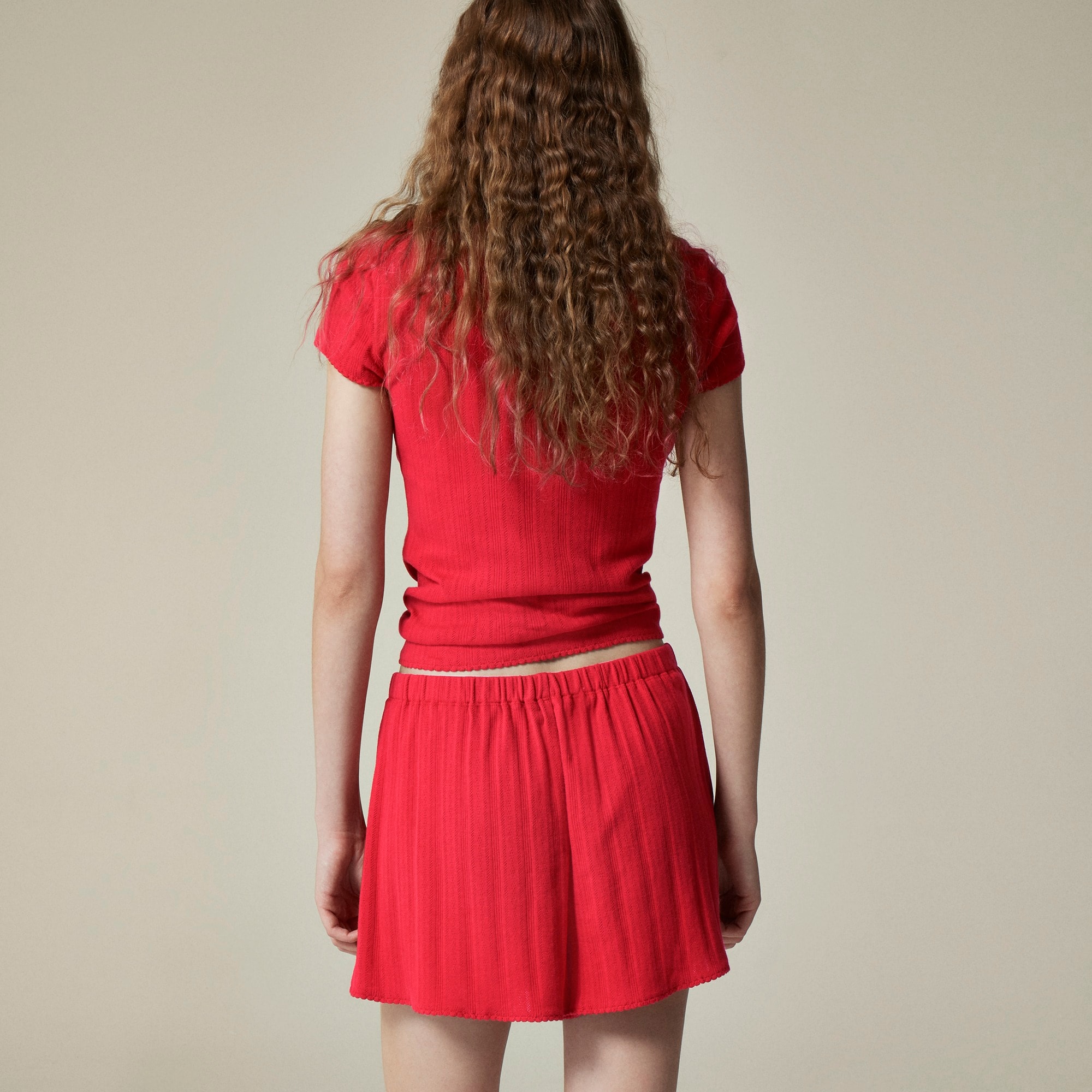 Pointelle short
