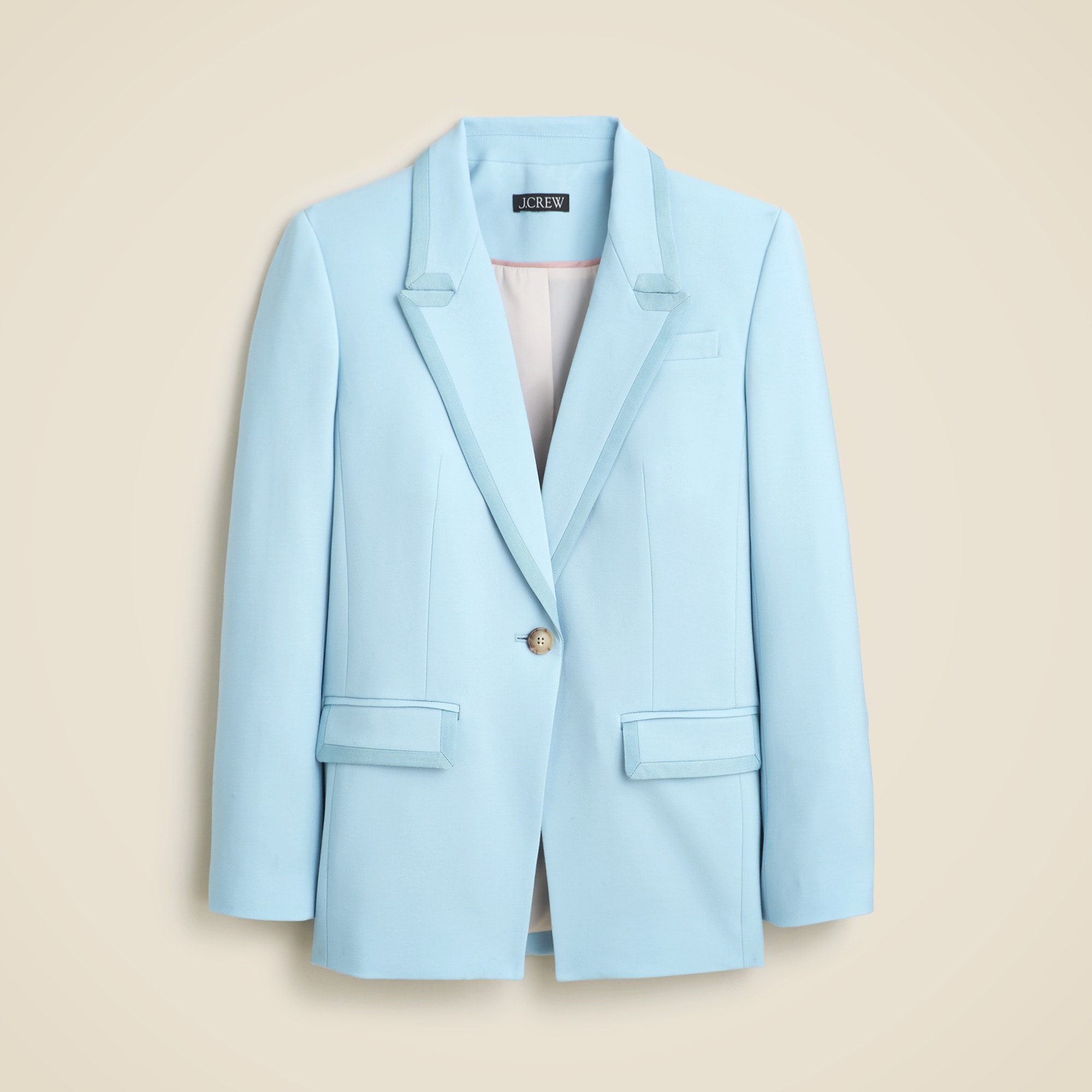 womens Vivienne blazer in Italian stretch merino wool blend