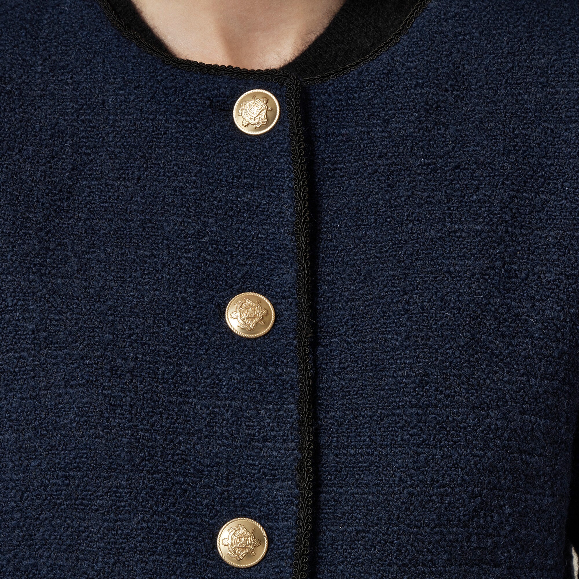 Tweed bomber lady jacket