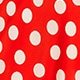 New Gwen layered slip skirt in polka-dot chiffon RED ARROYO 