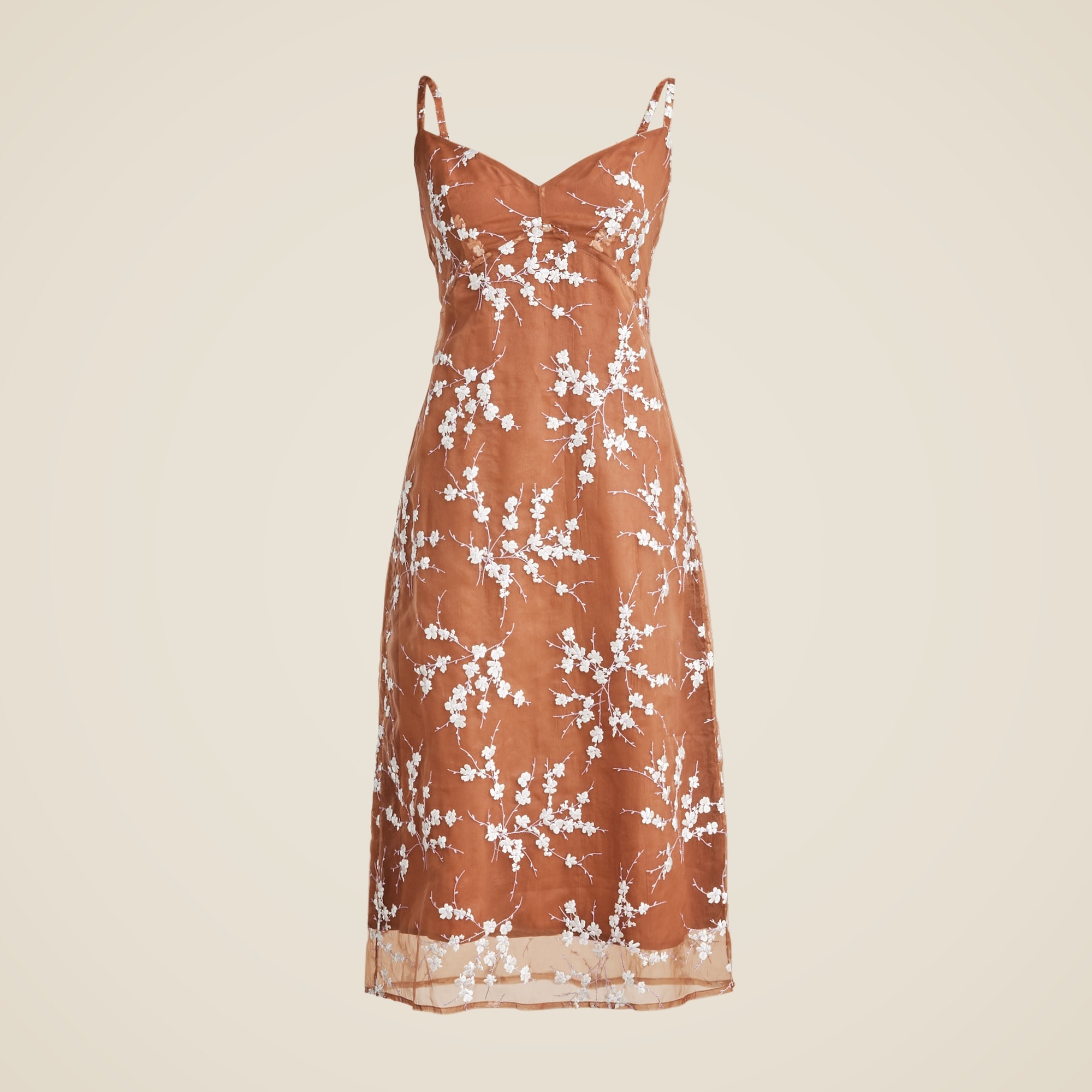 Collection embroidered slip dress