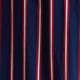 Cotton poplin pajama pant in stripe DARK EVENING