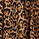 Drapey pleated shirtdress in leopard print BROWN