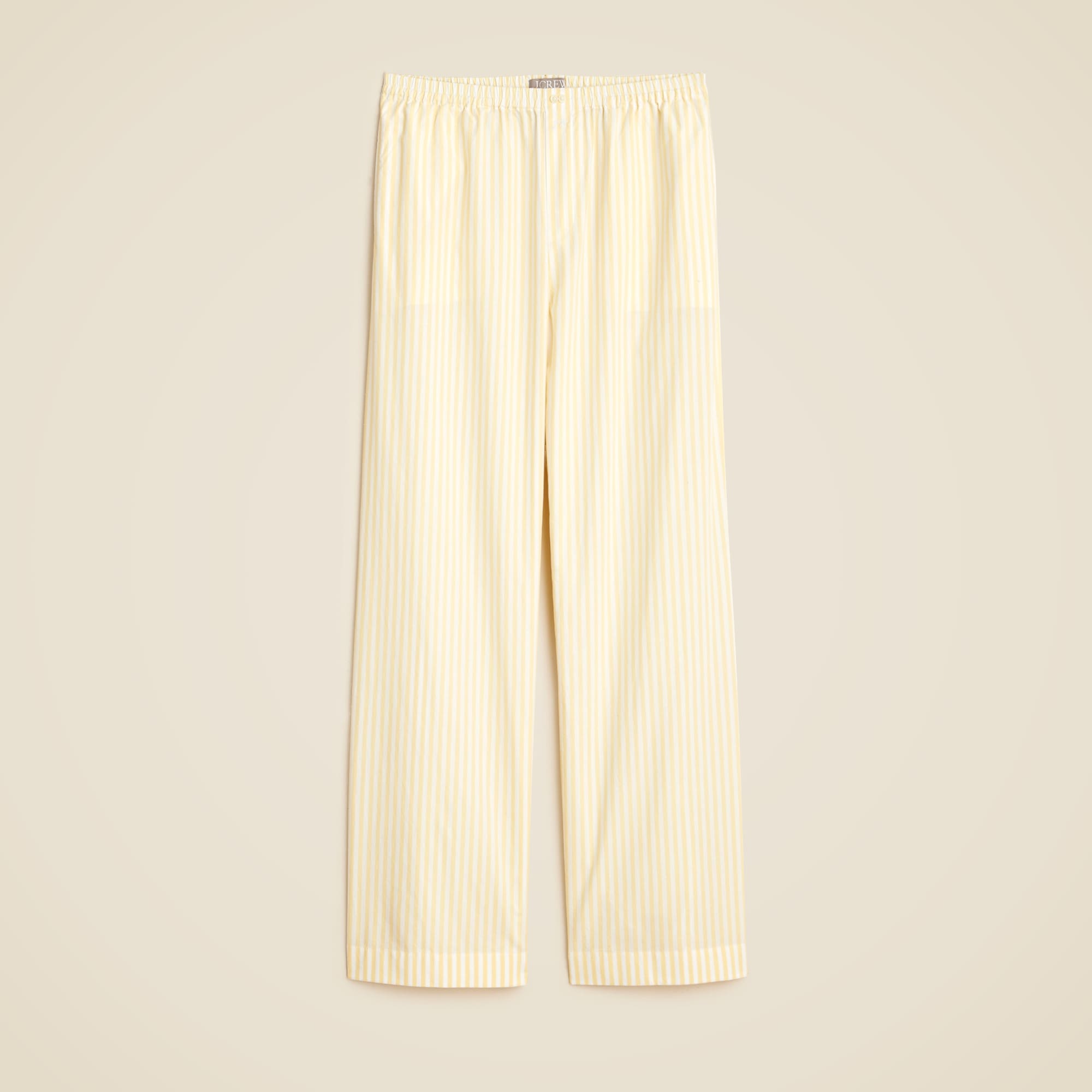 womens Cotton poplin pajama pant in stripe