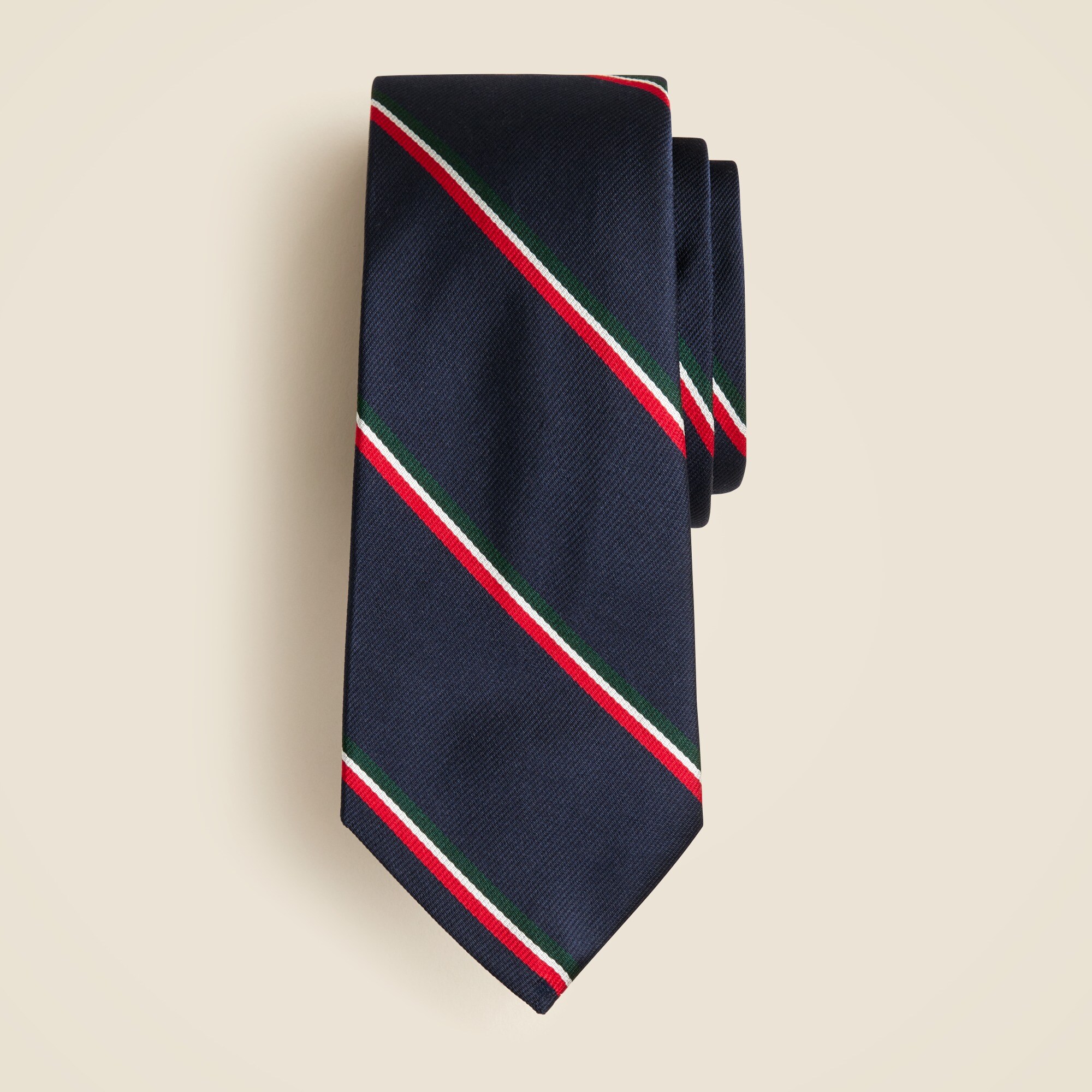 mens English silk striped tie