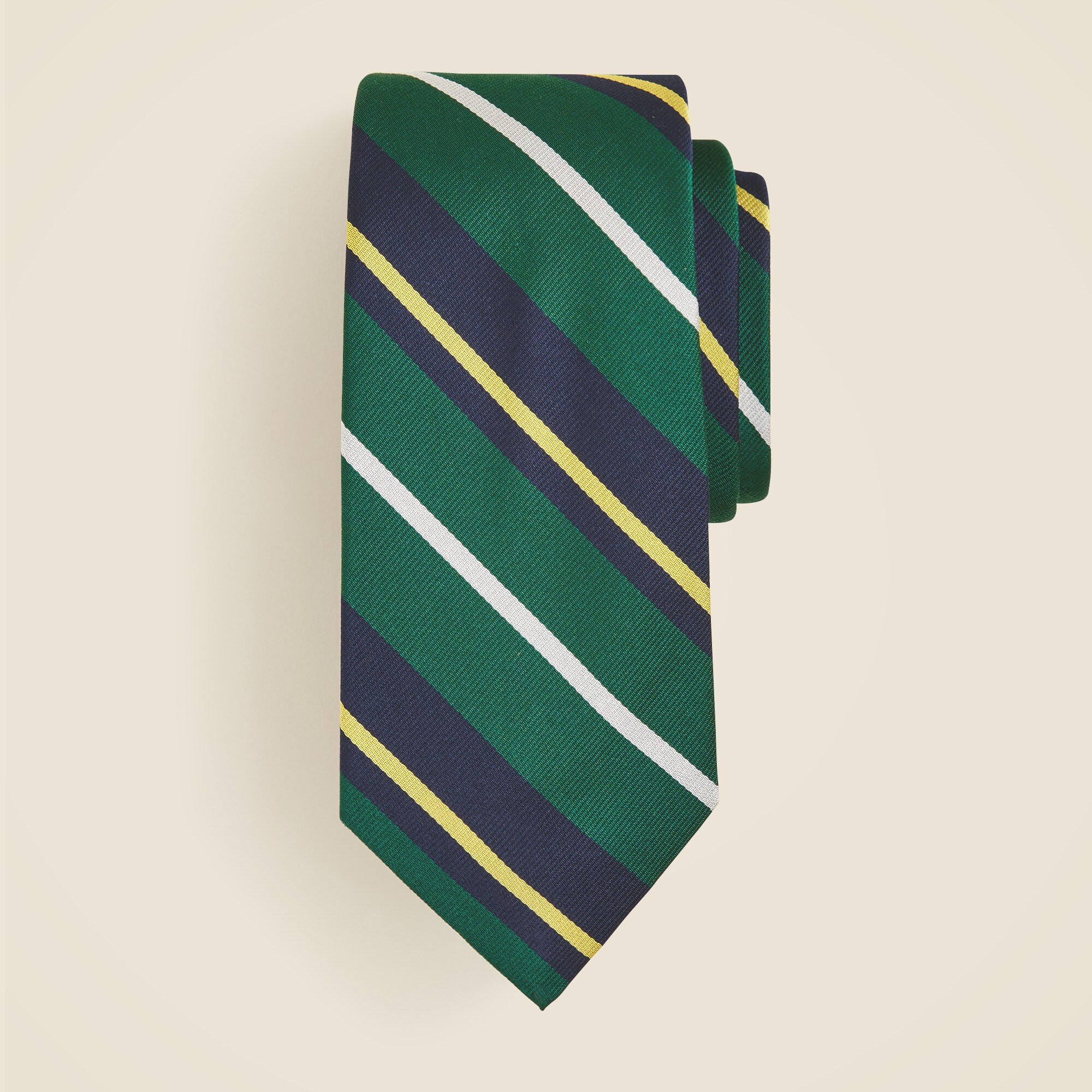 mens English silk striped tie