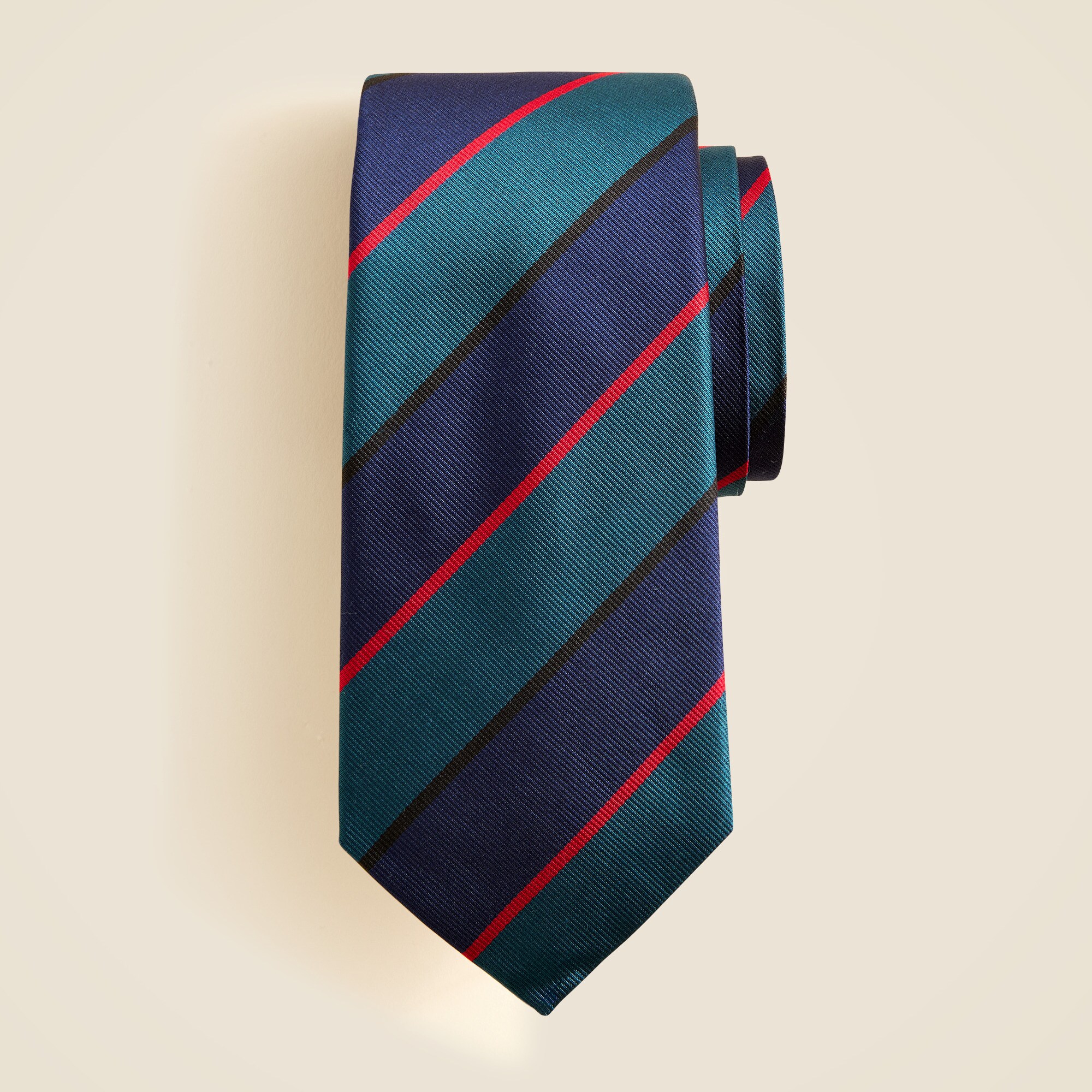English silk striped tie