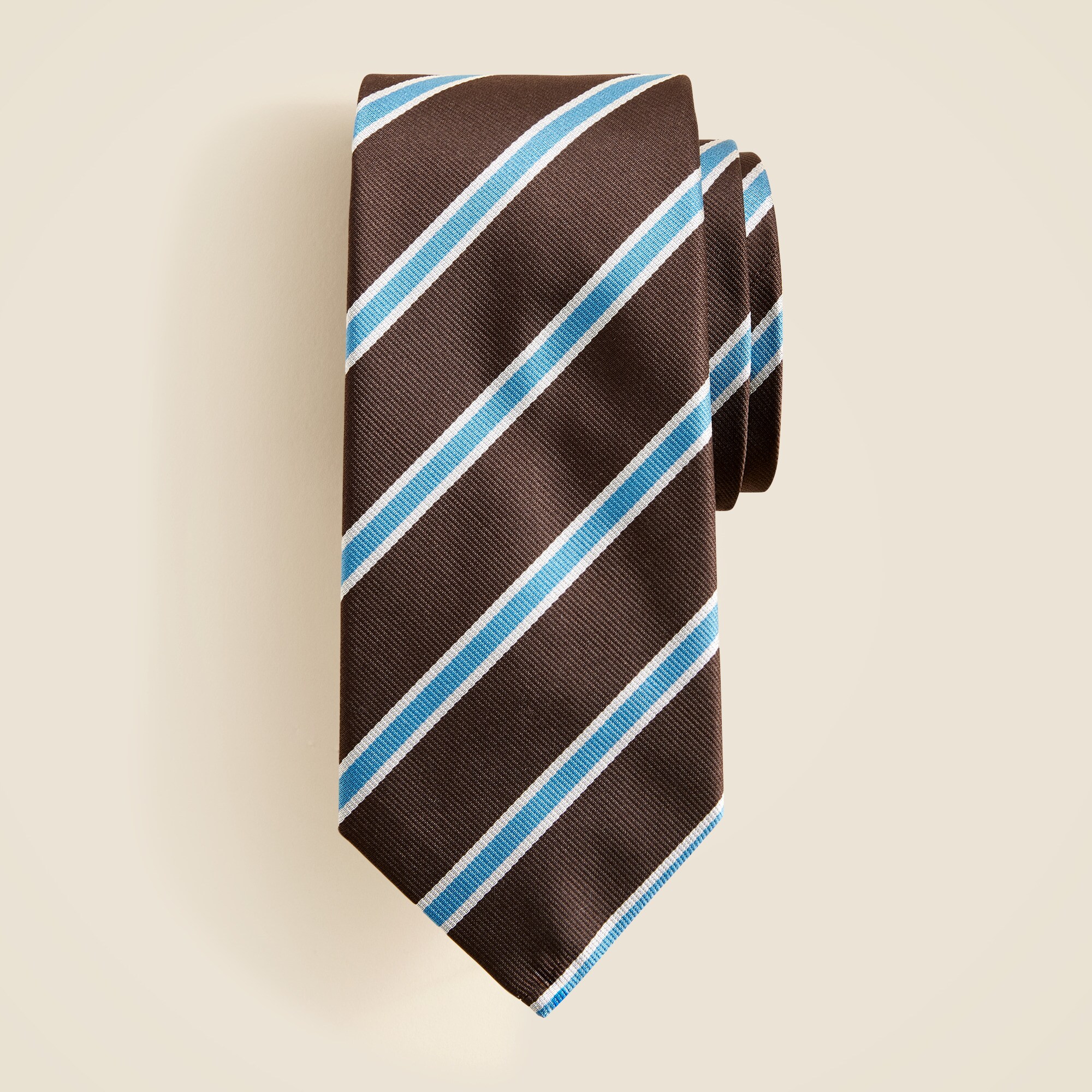 English silk striped tie