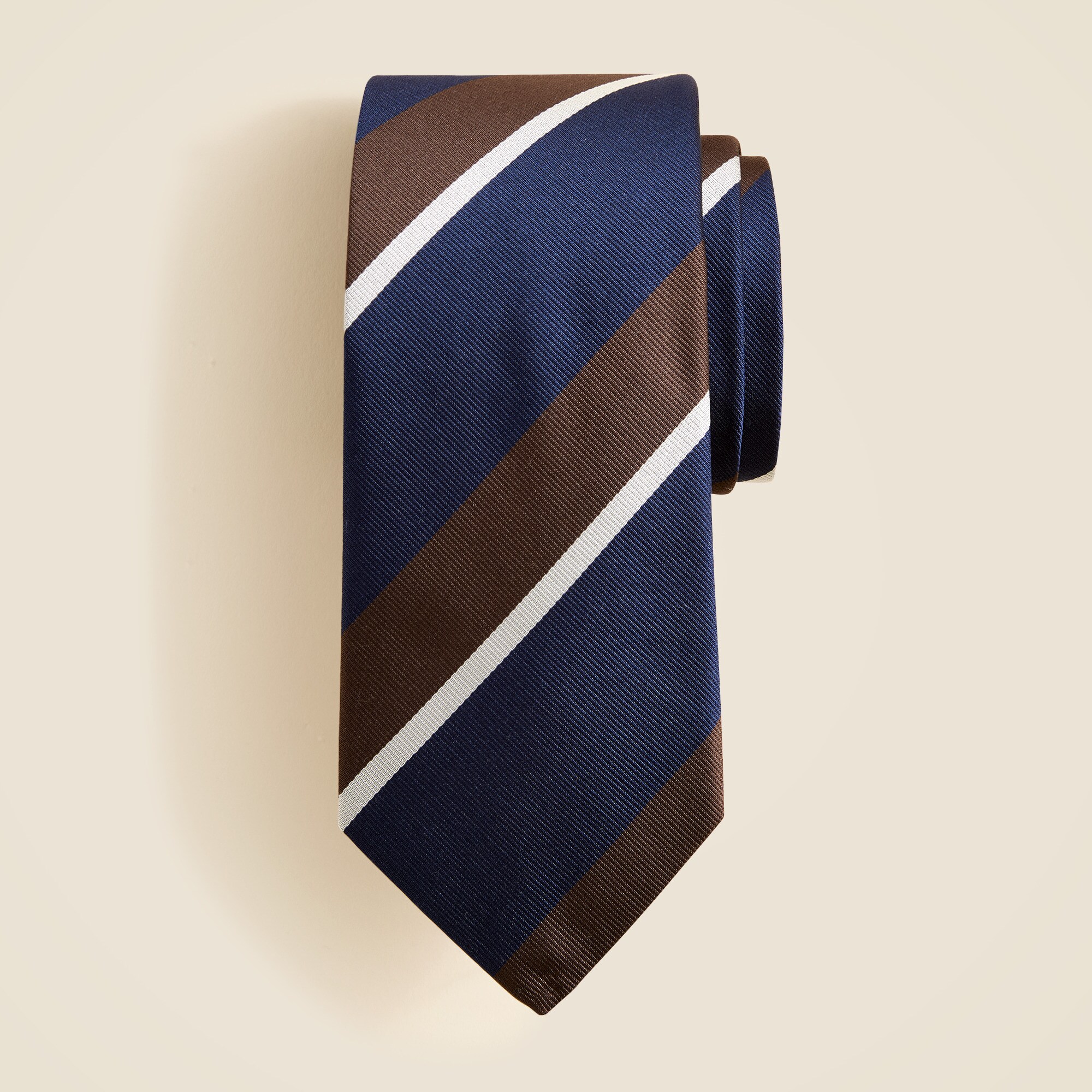 English silk striped tie