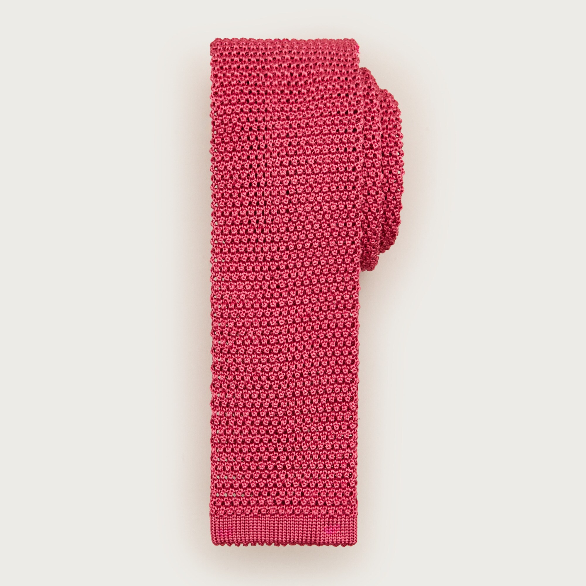 Hand-finished Italian silk knit tie
