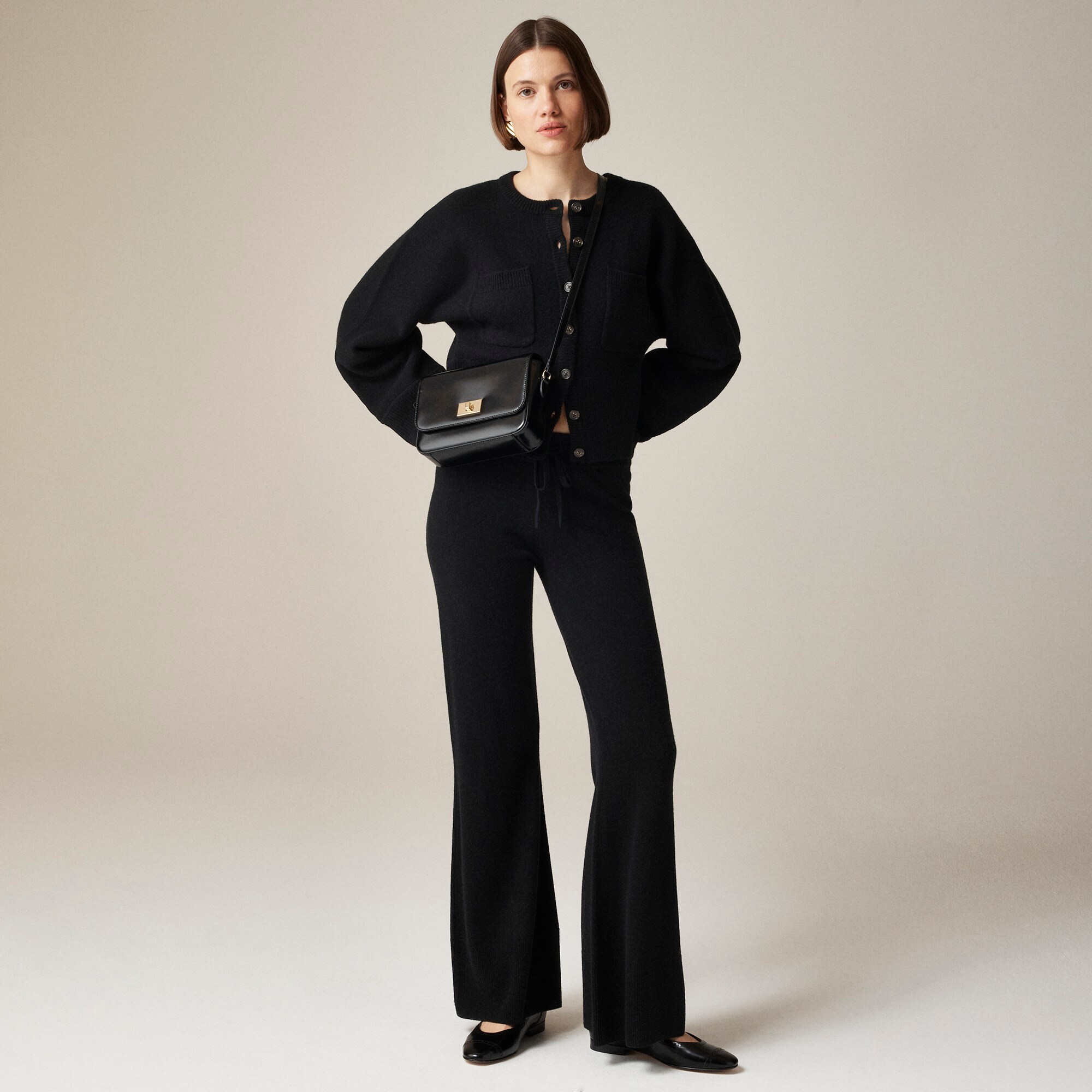 womens Spring Street cashmere flare pant