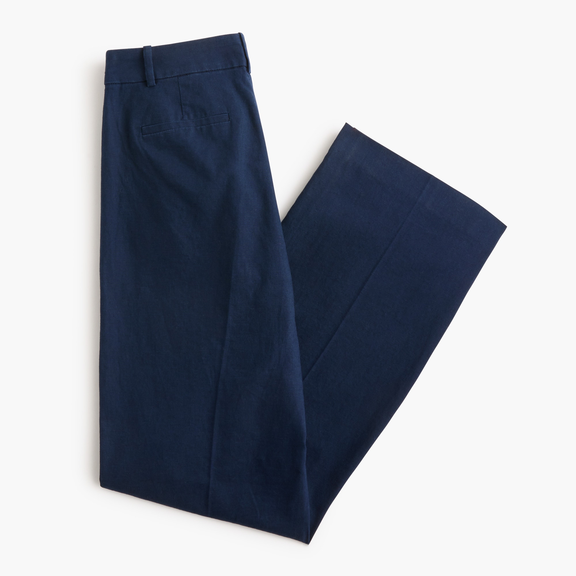 Linen-blend Remy wide-leg pant