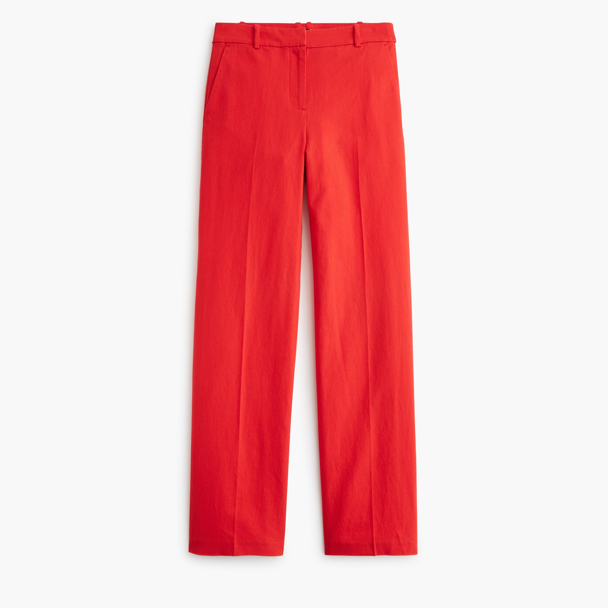 Linen-blend Remy high-rise wide-leg cropped pant