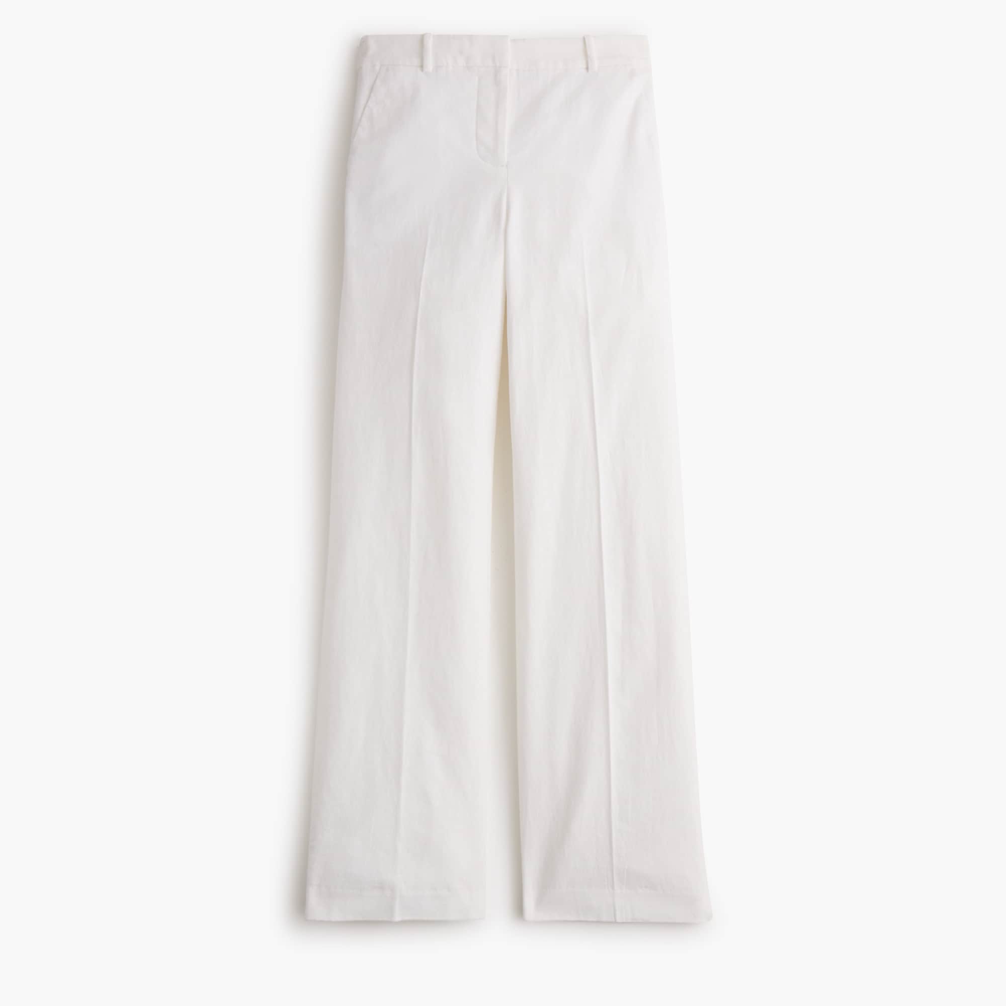 Linen-blend Remy wide-leg pant