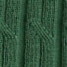 Cable-knit sweater-polo VIVID PINE