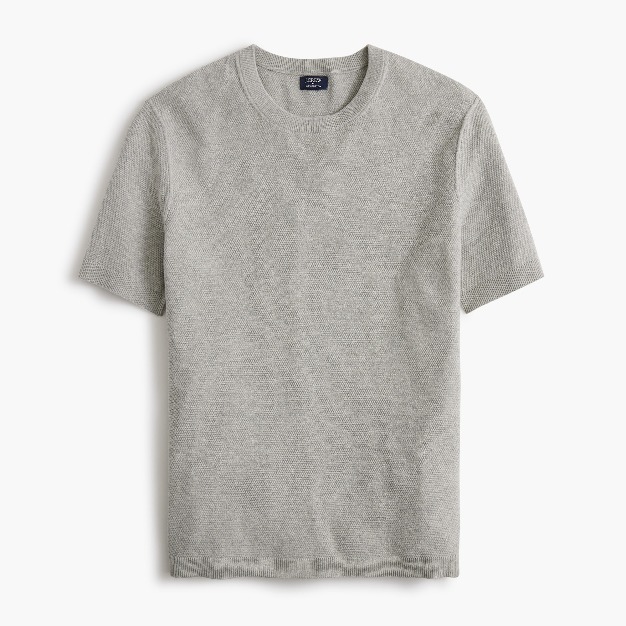 Cotton seed-stitch tee