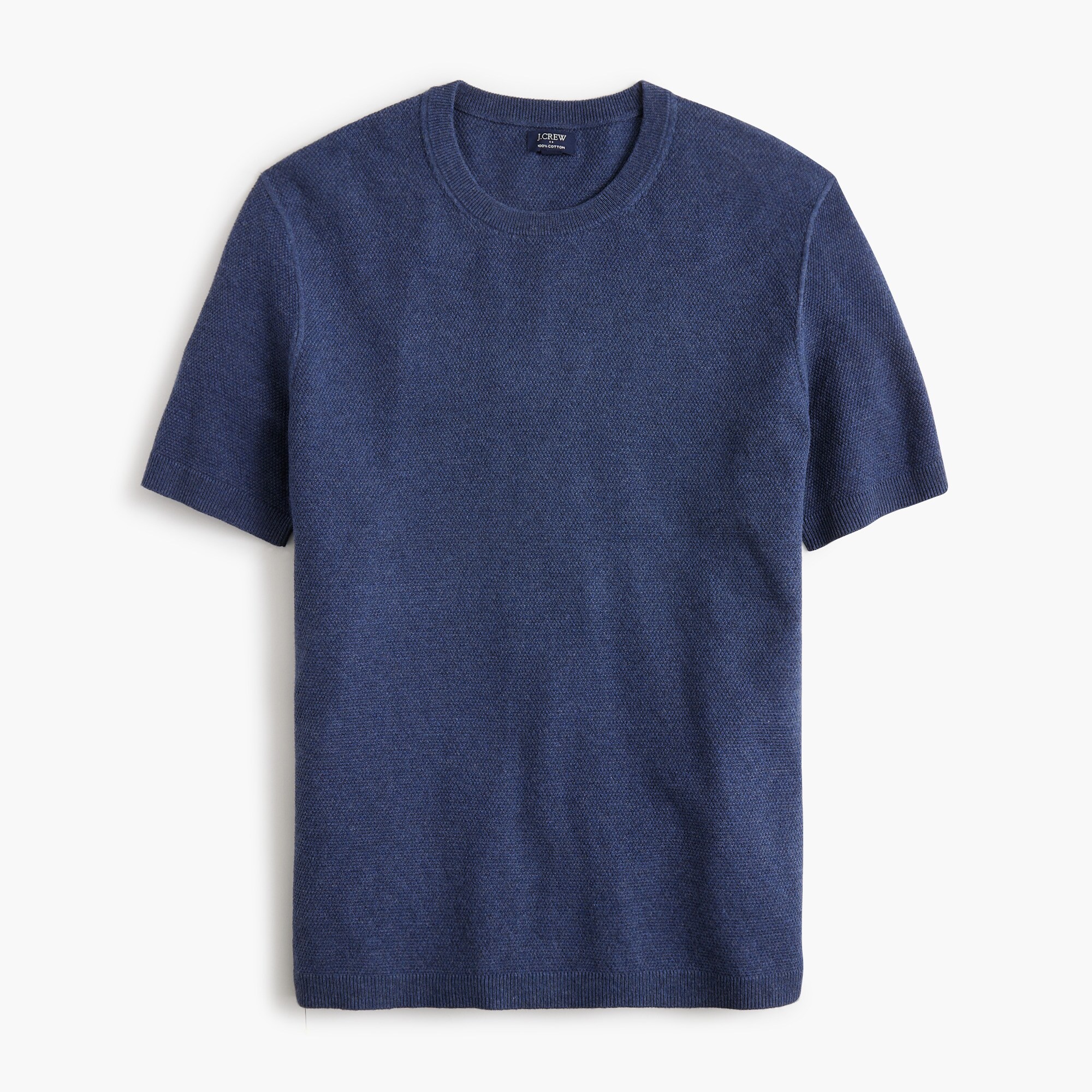 Cotton seed-stitch tee