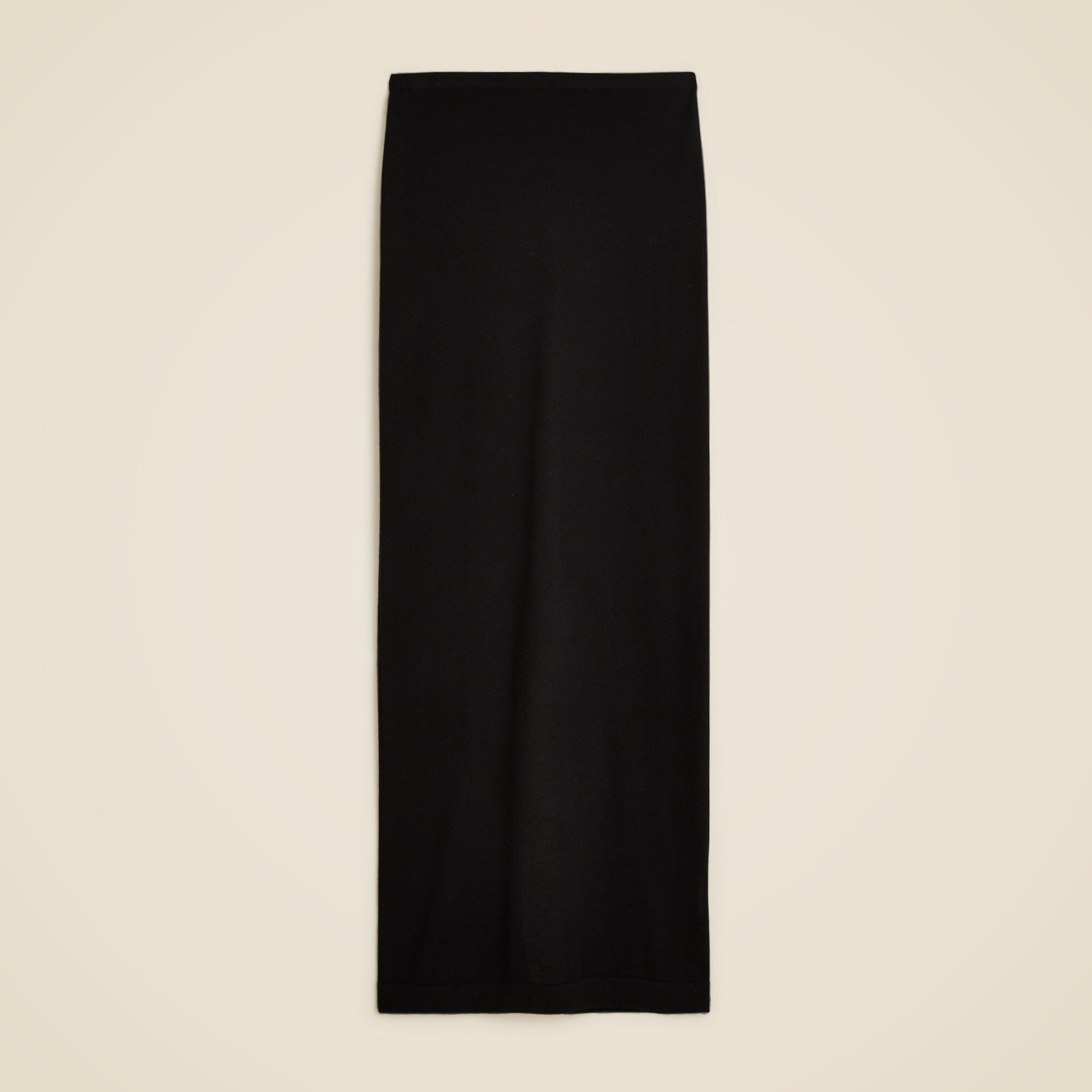 Featherweight cashmere column skirt