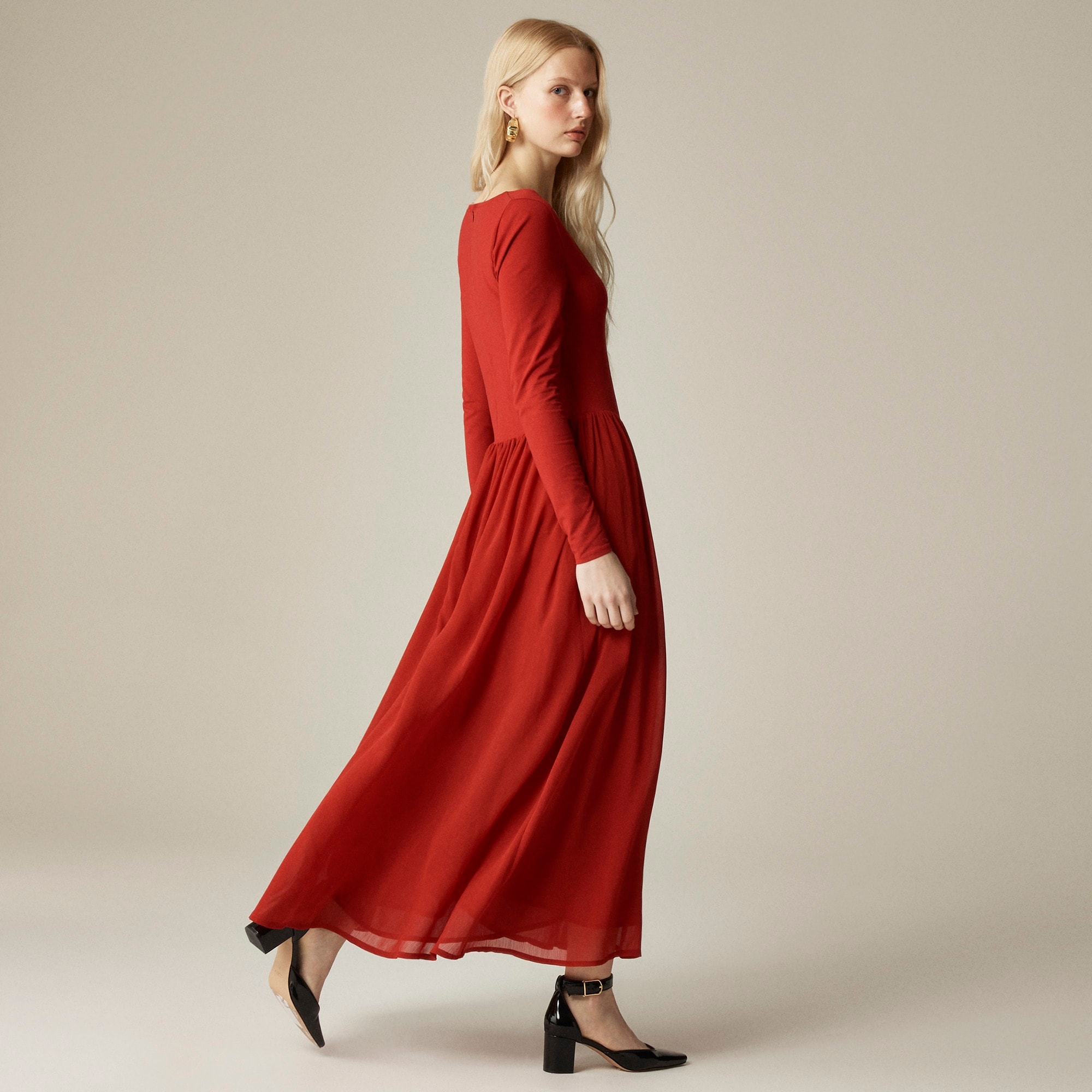 Ballet dress with chiffon skirt