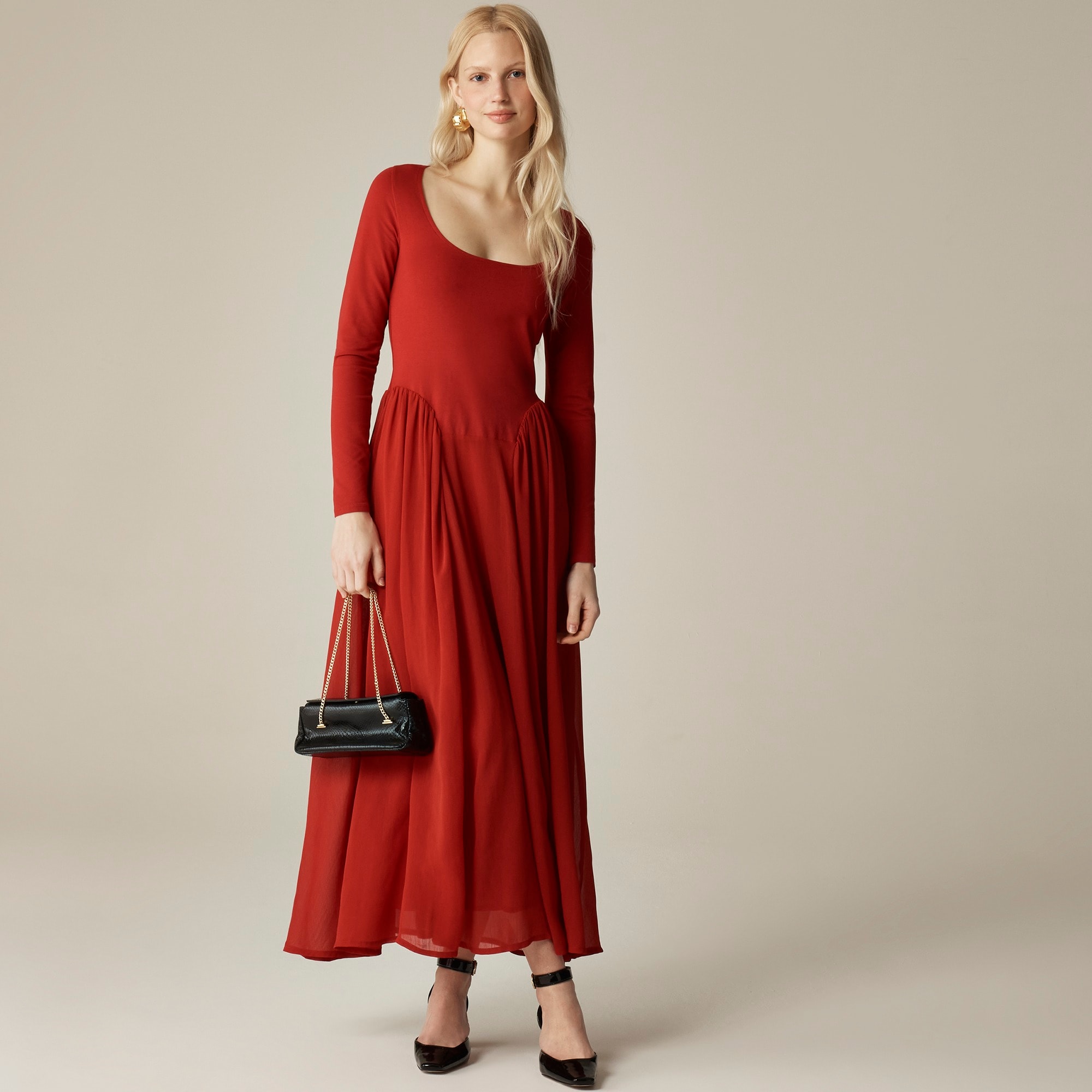 Ballet dress with chiffon skirt
