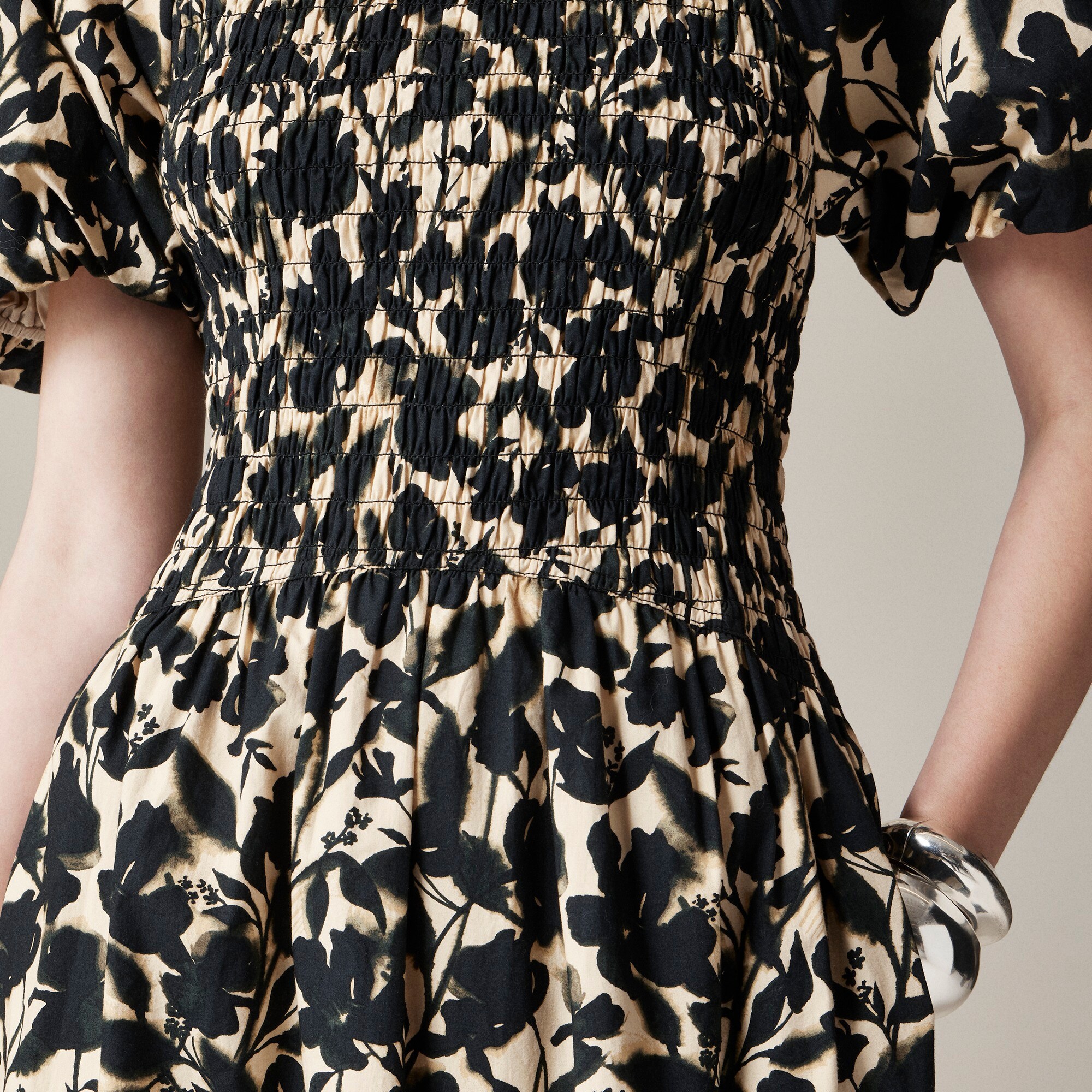 Meadow dress in cotton poplin