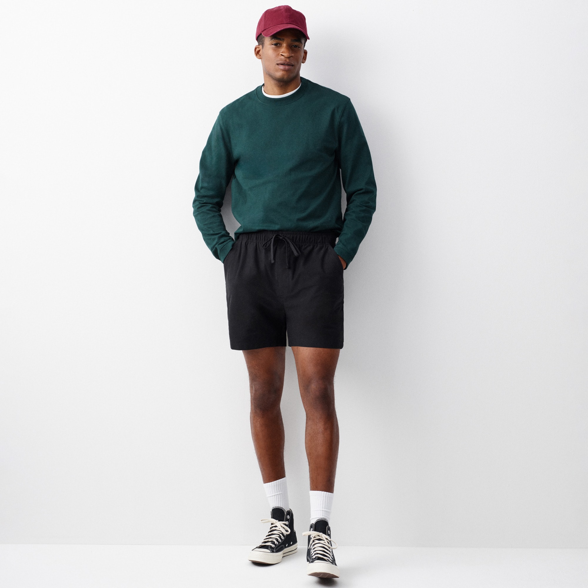 5" Everyday tech drawstring short