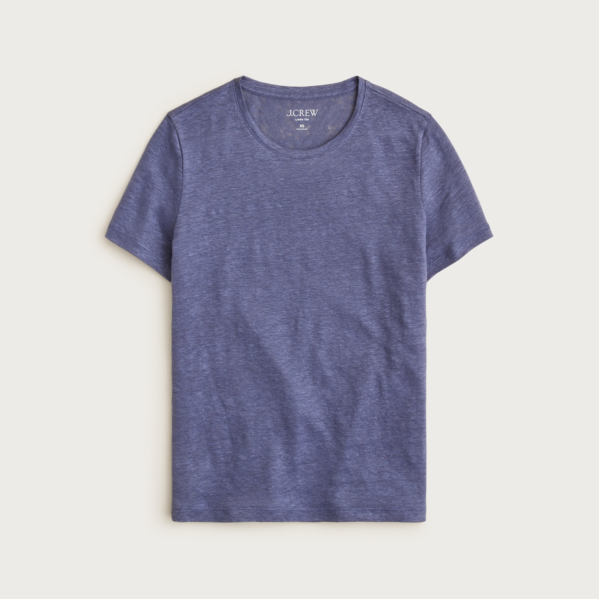 New relaxed linen T-shirt