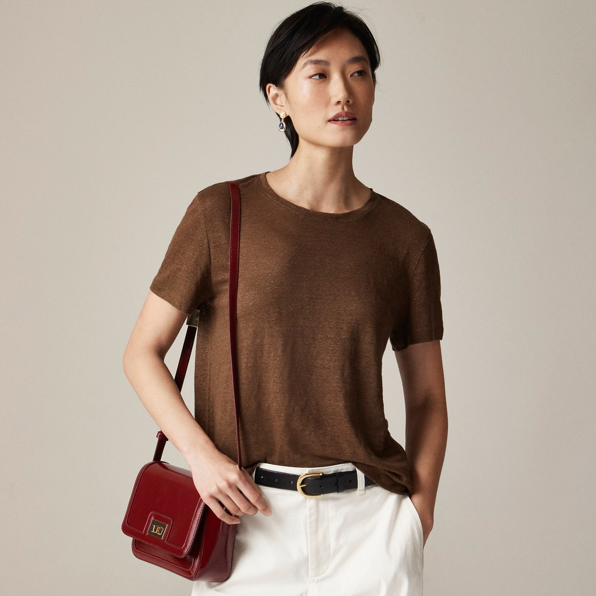  New relaxed linen T-shirt