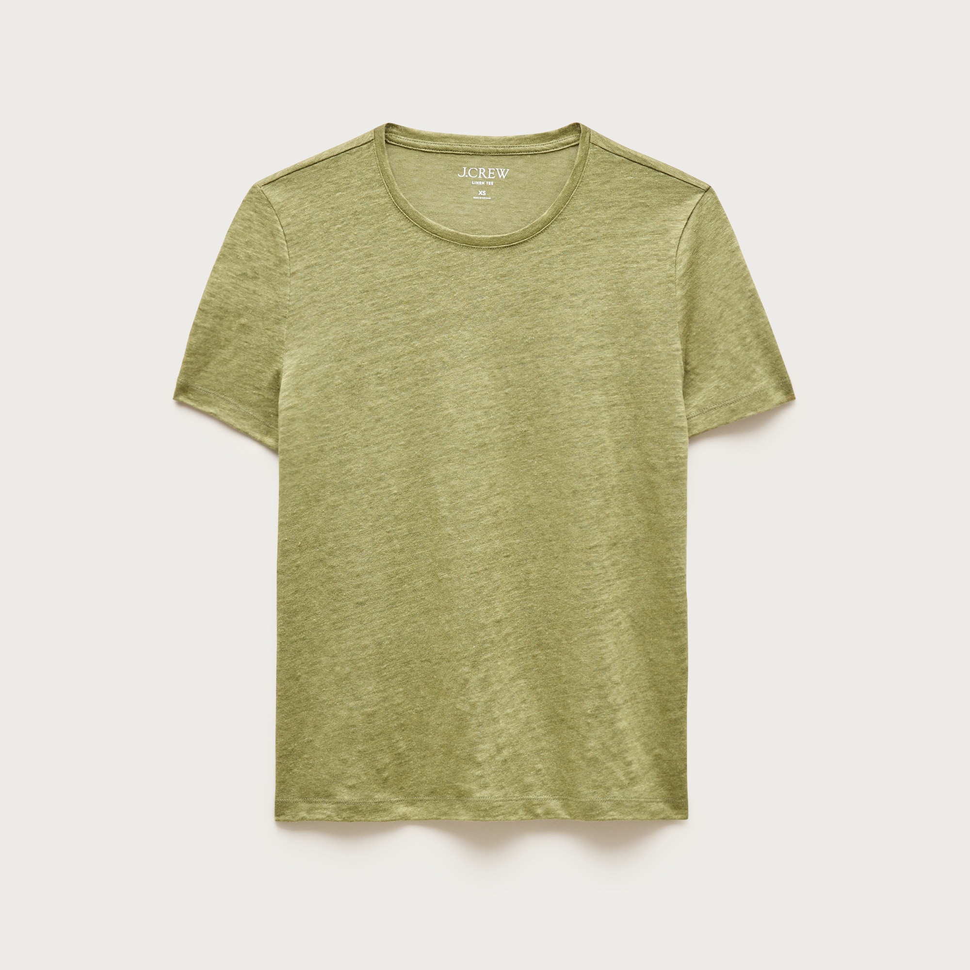 New relaxed linen T-shirt