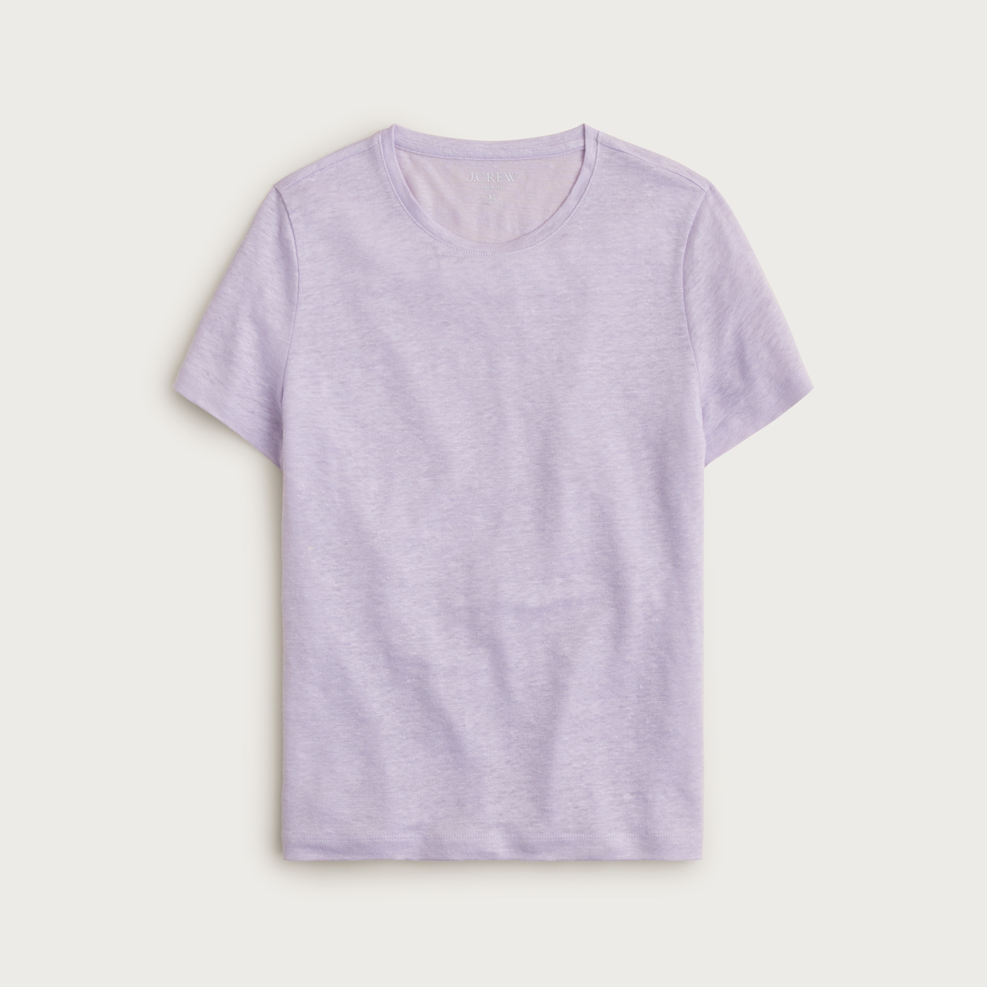 New relaxed linen T-shirt