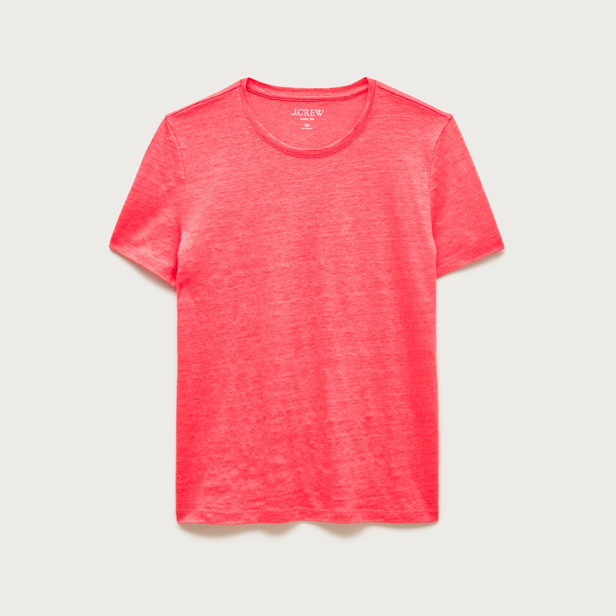 New relaxed linen T-shirt