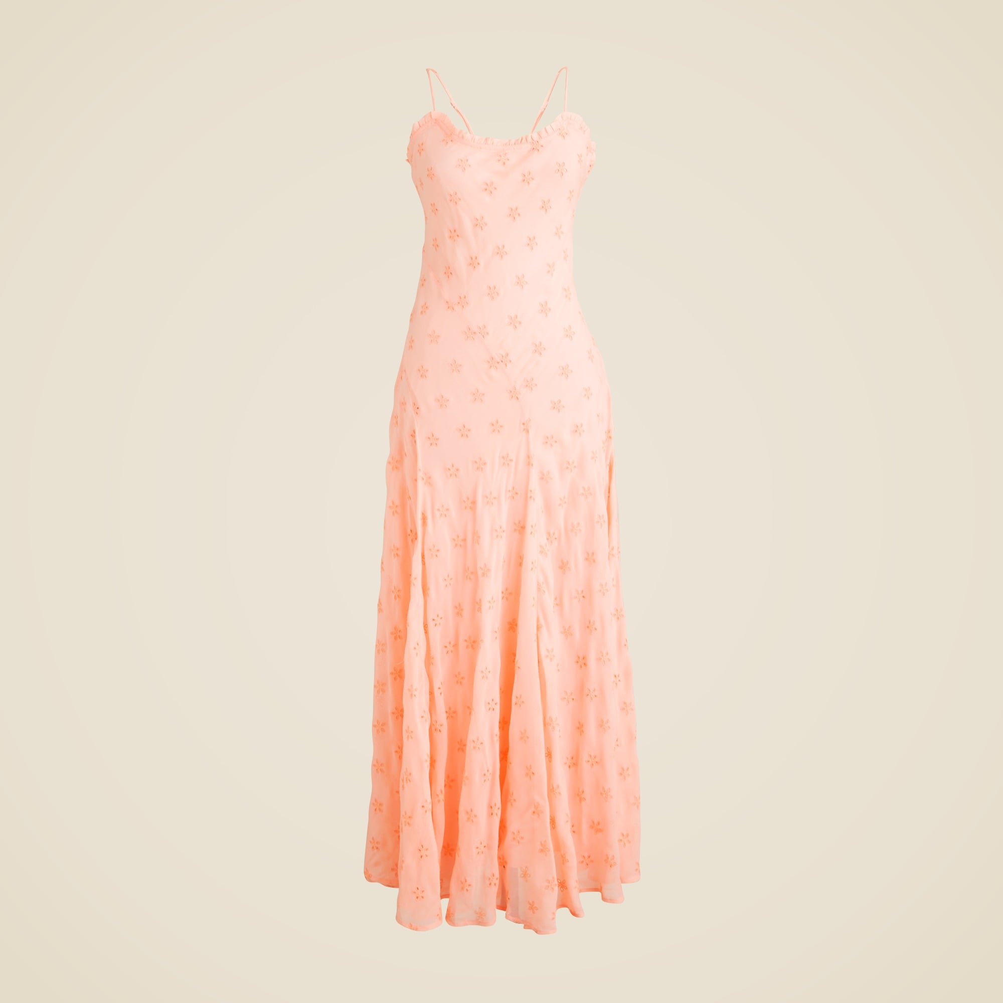 womens Collection eyelet maxi slip dress