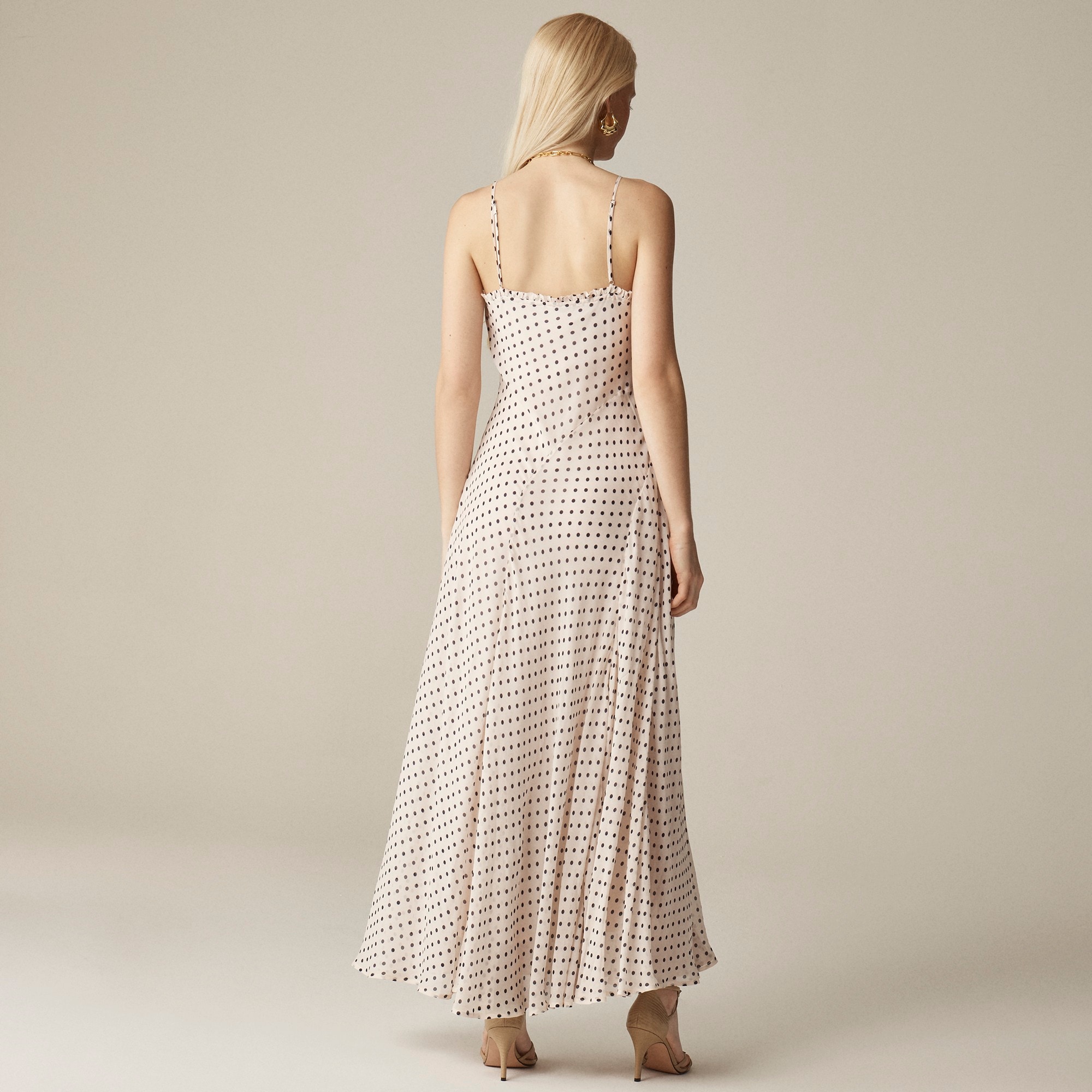 Collection maxi slip dress in chiffon